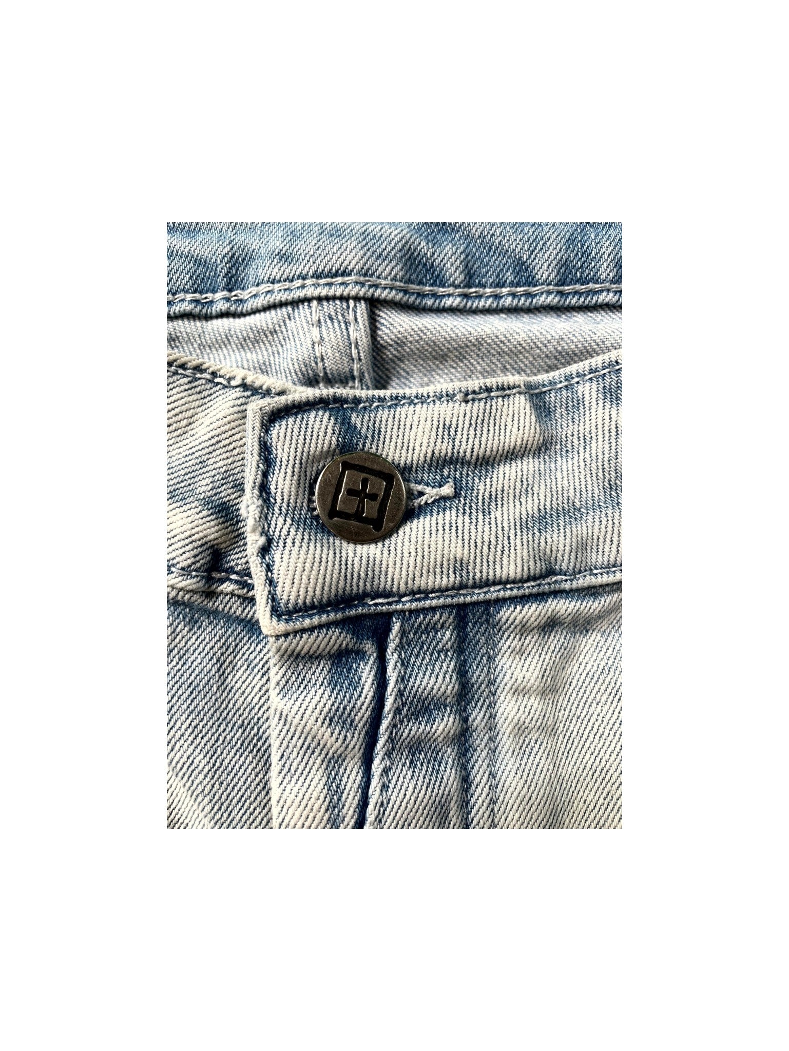 Ksubi Light Wash & Red Jeans
