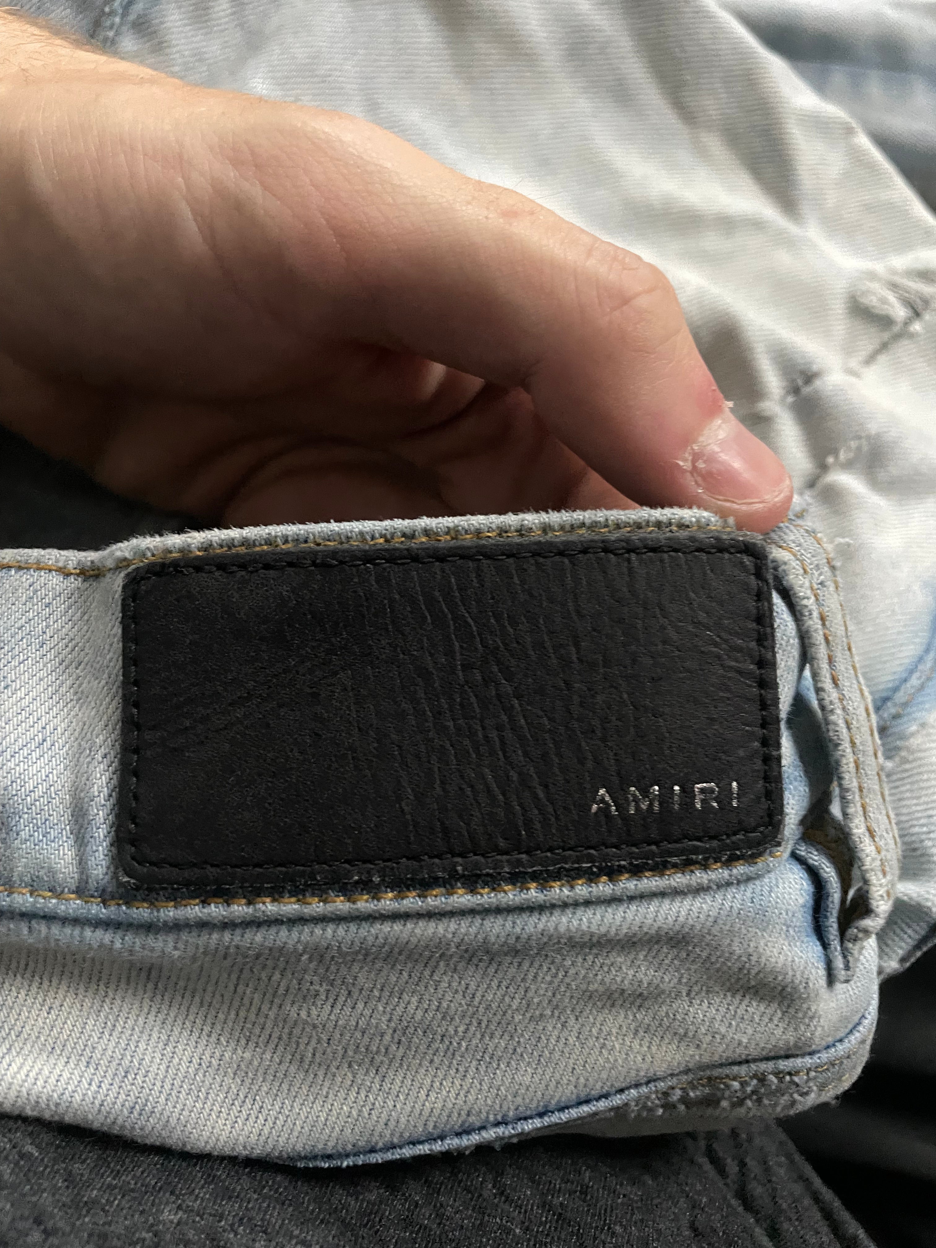 Amiri Jeans Thrasher Palm Tree Used 31