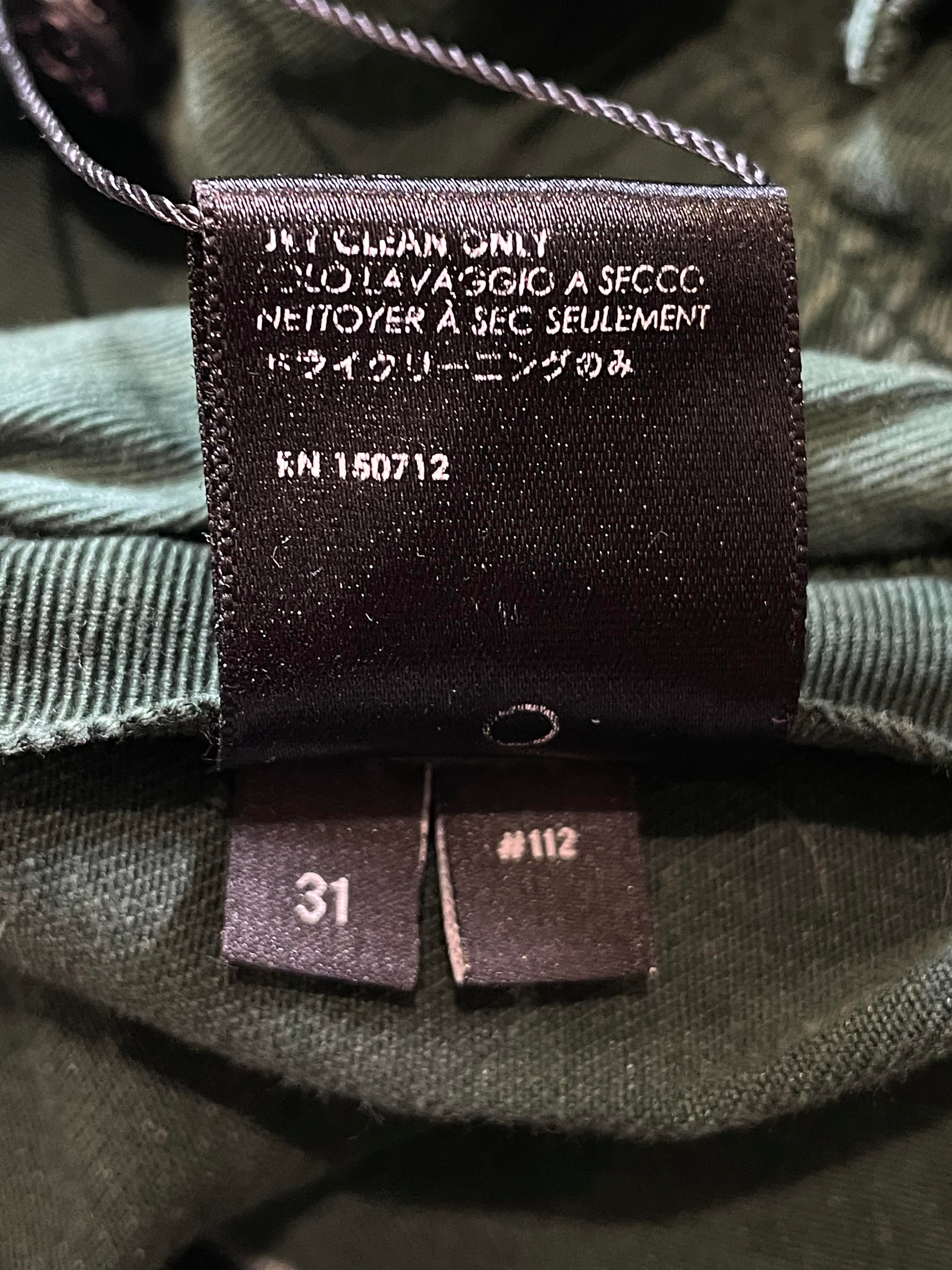 Amiri Stripe Green & White Jeans
