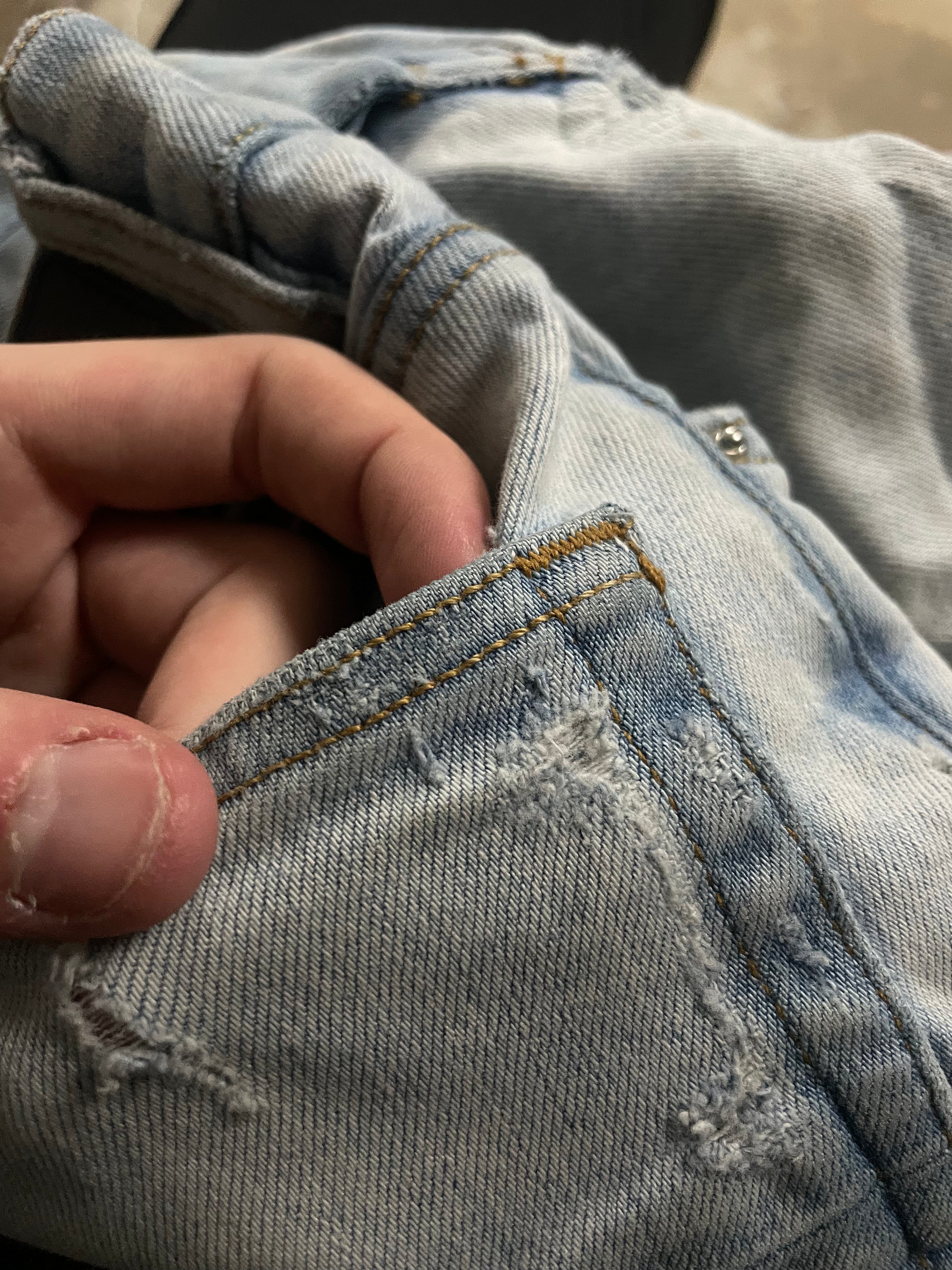 Amiri Jeans Thrasher Palm Tree Used 31
