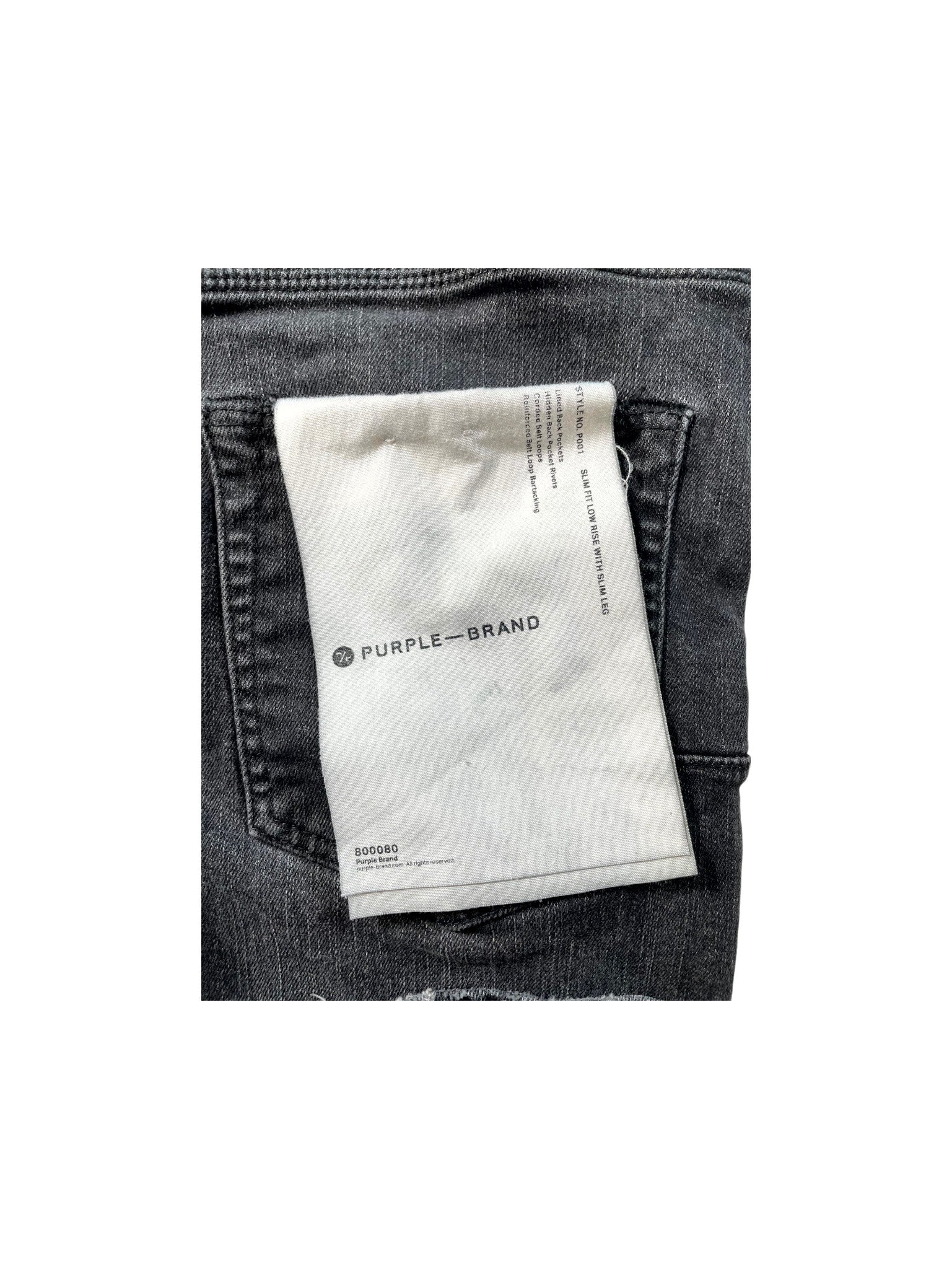 Purple Brand Black Jeans