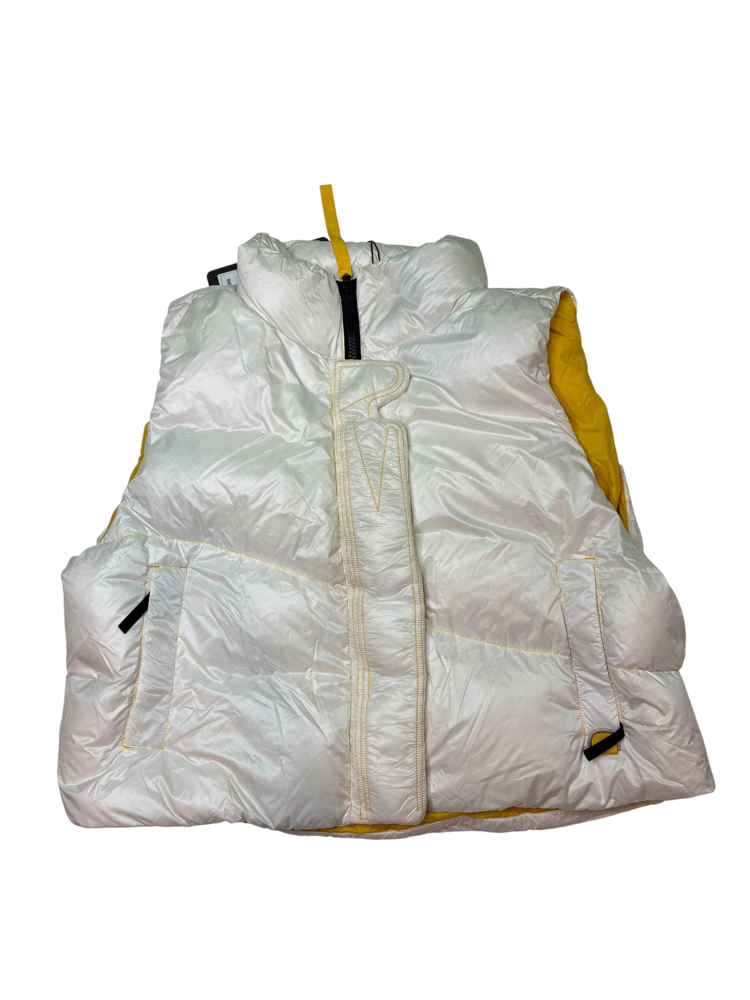 Canada Goose White Yellow Pyer Moss Vest