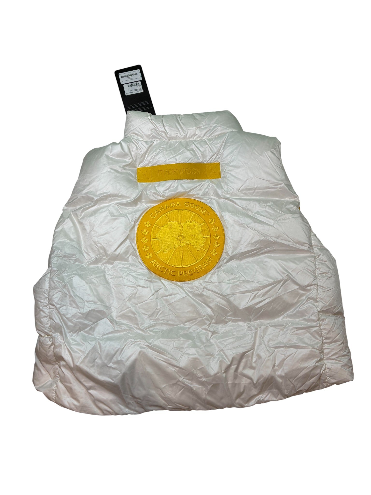 Canada Goose White Yellow Pyer Moss Vest