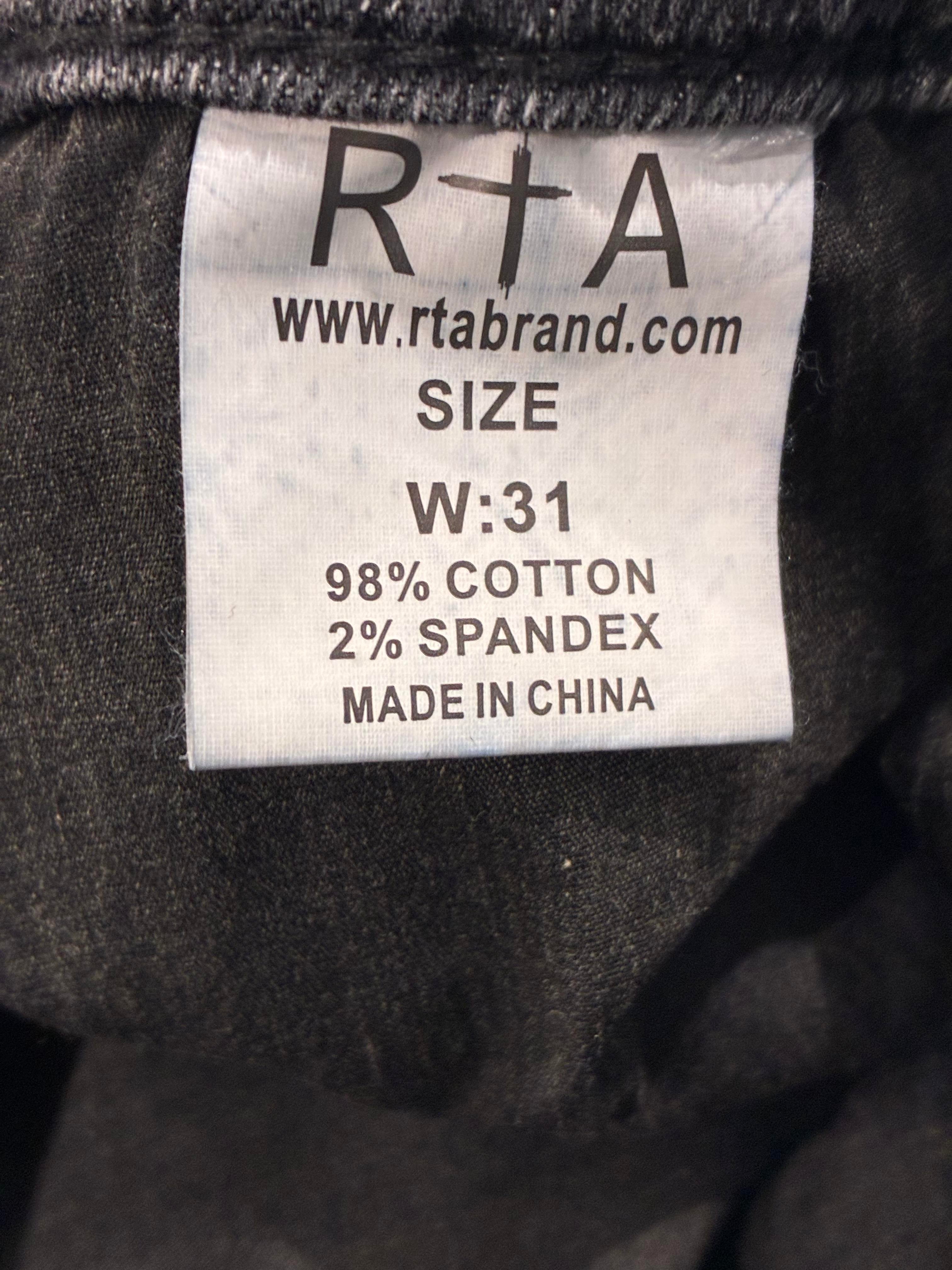 RTA Black Ripped Jeans