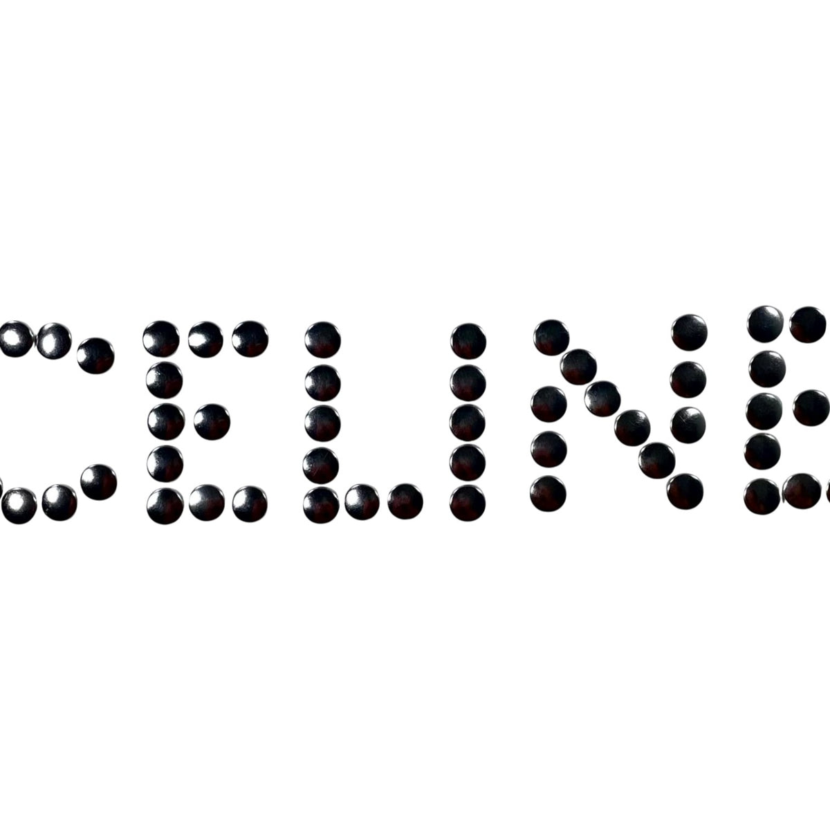 Celine Studded Chest Logo White Tee