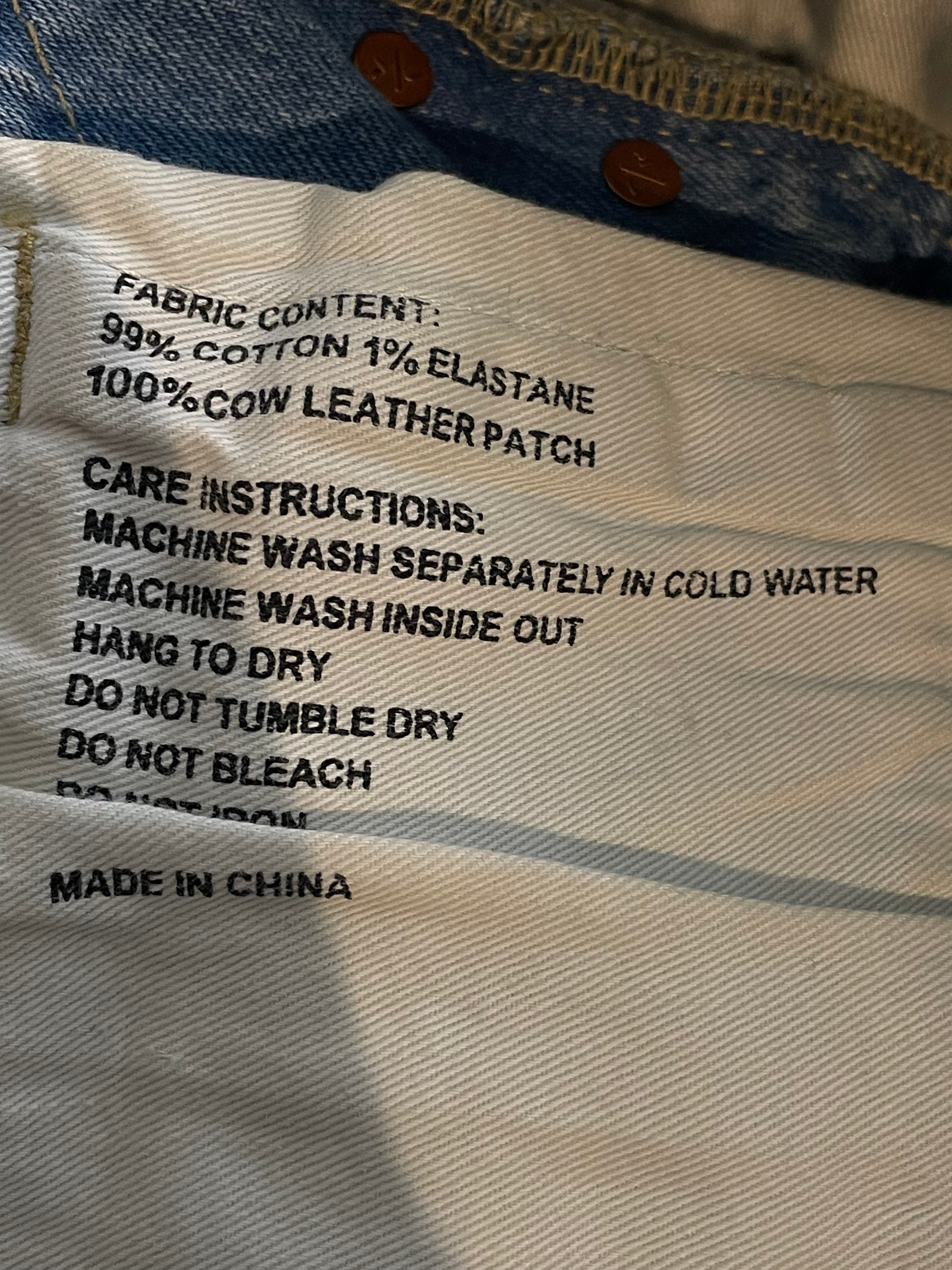 Purple Brand Light Wash Blue Jeans