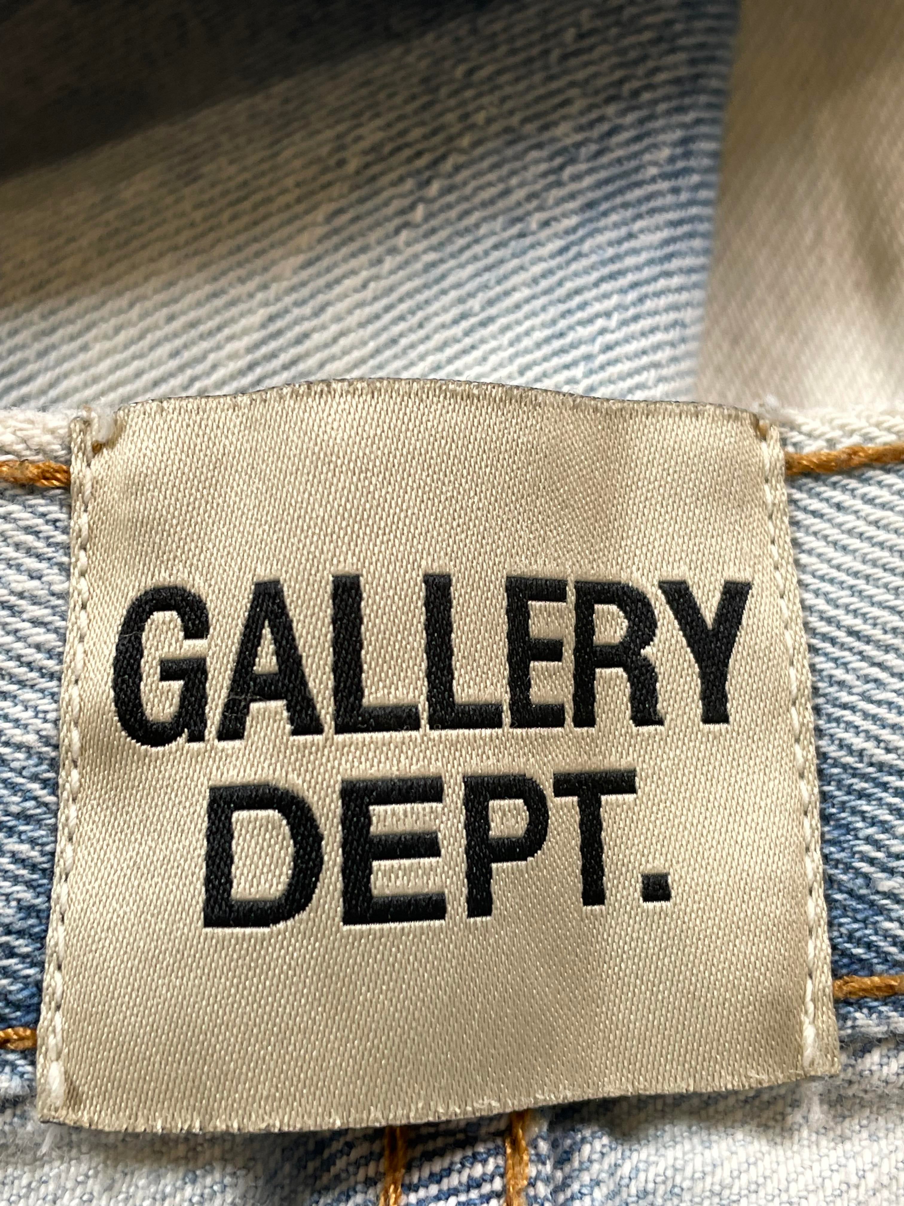 Gallery Dept G-Patch De La Flare Light Wash Jeans