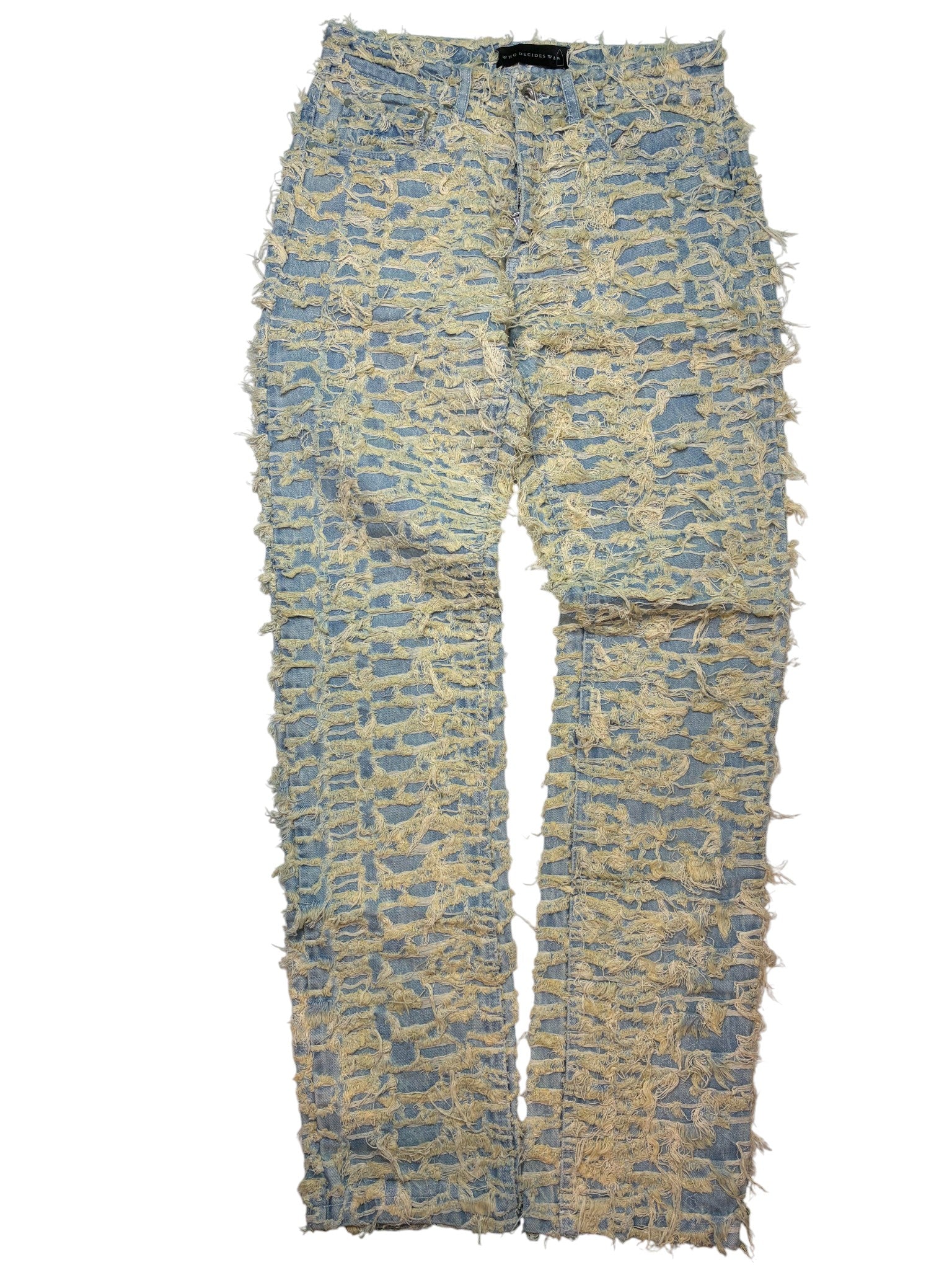 WDW Distressed Bleach Wash Denim Jeans