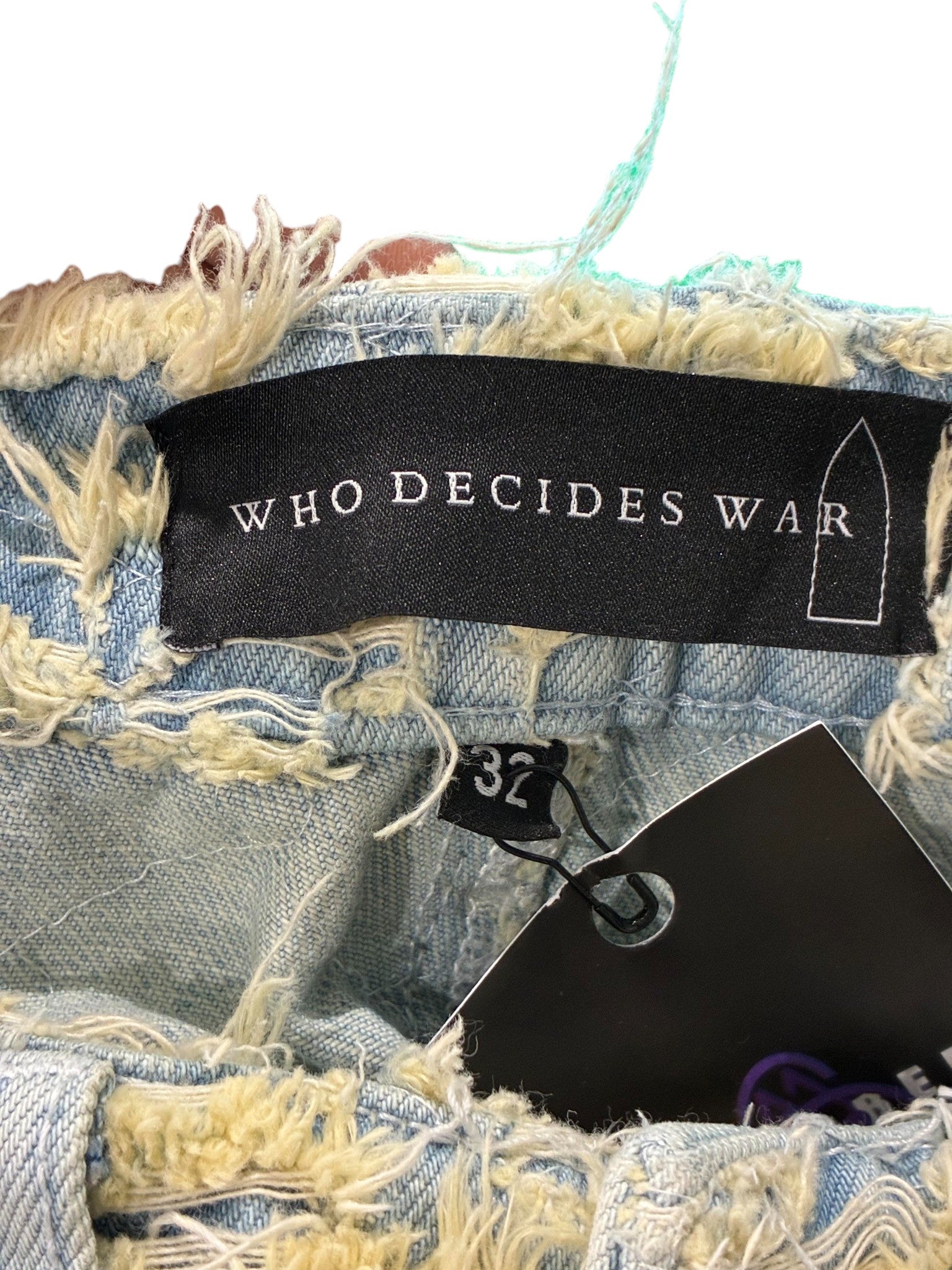 WDW Distressed Bleach Wash Denim Jeans