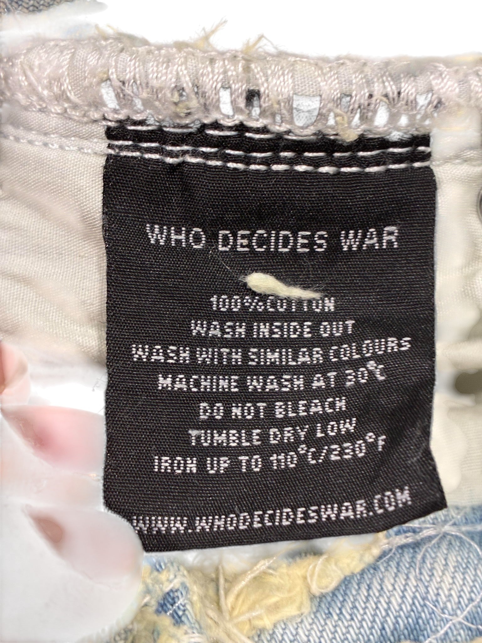 WDW Distressed Bleach Wash Denim Jeans