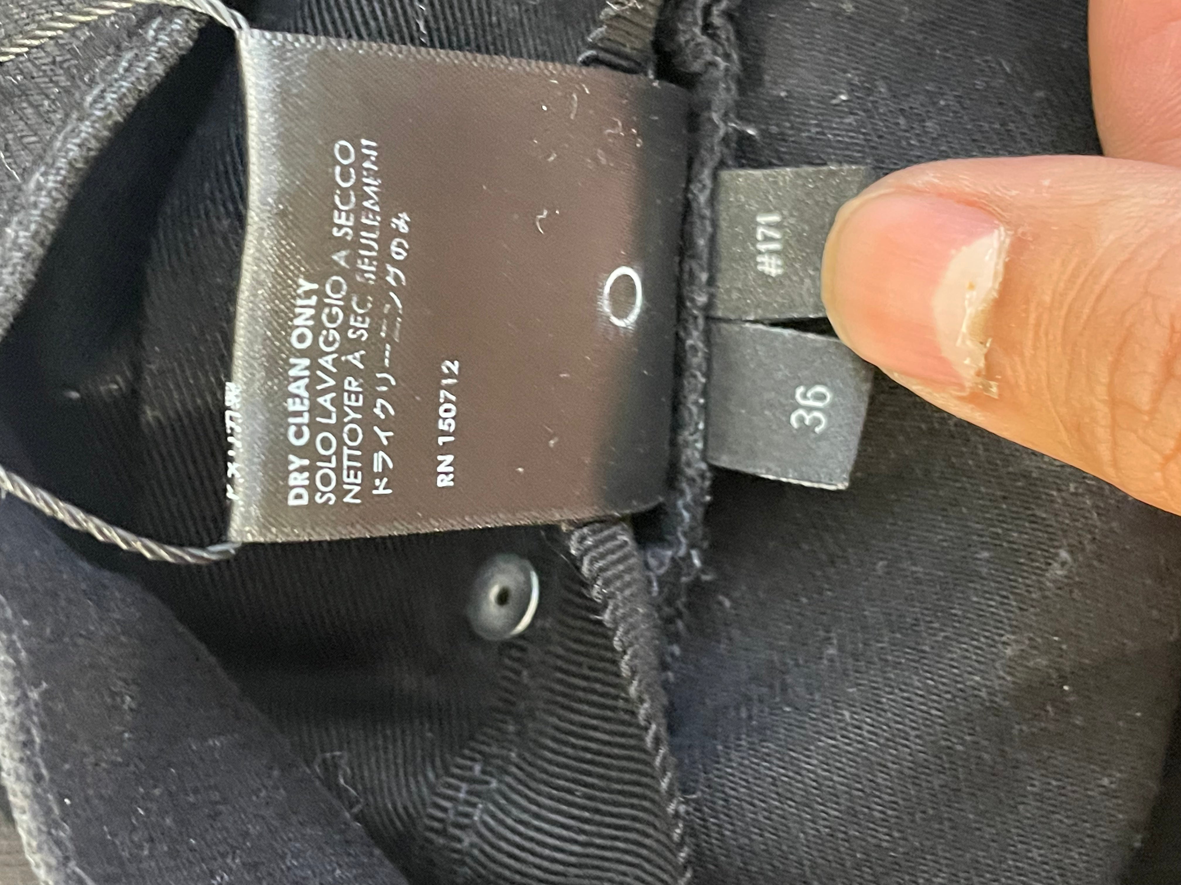 Amiri Jeans Black Palm Tree Used 36