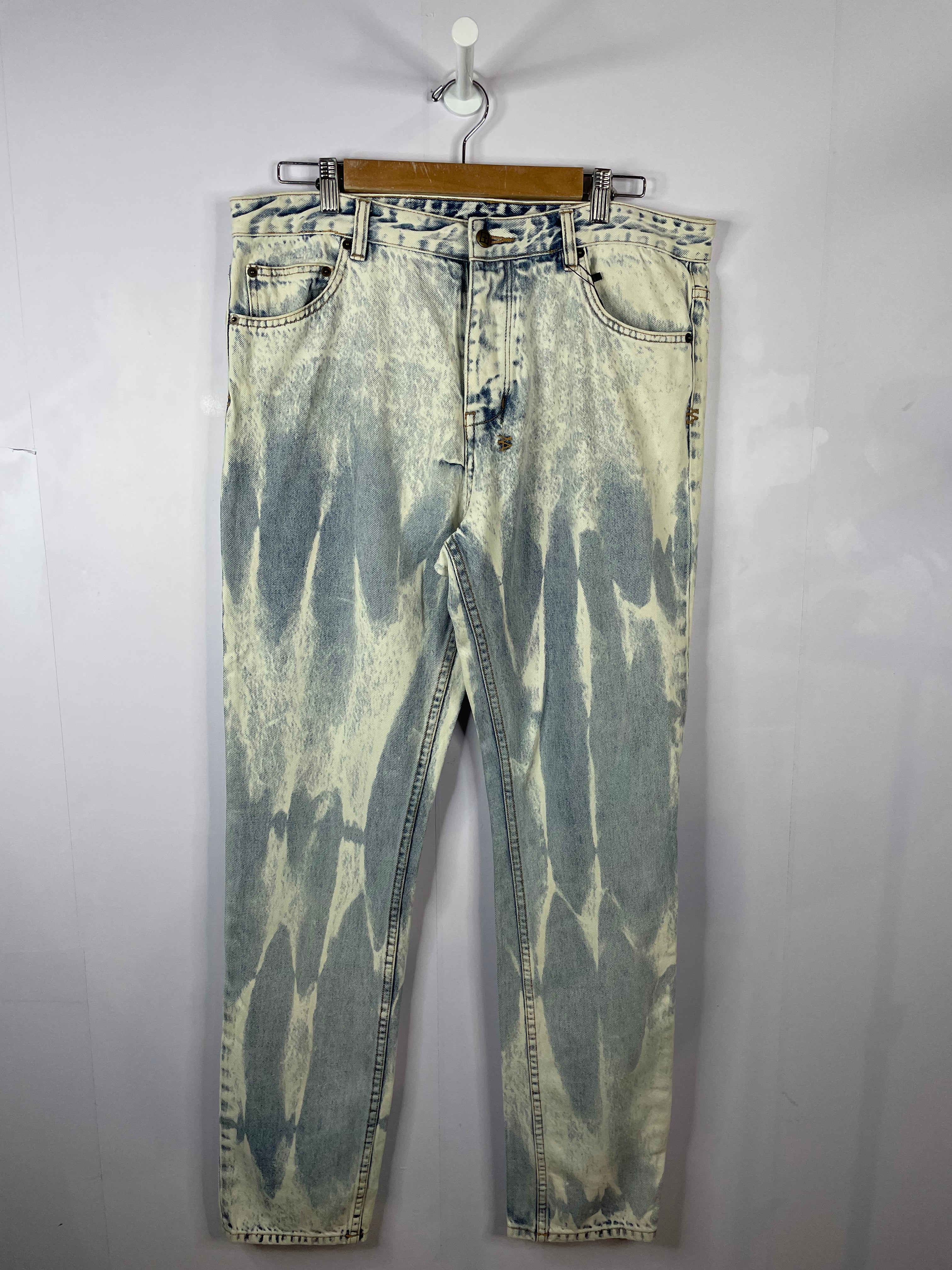 Ksubi Bleach Washed Blue Jeans