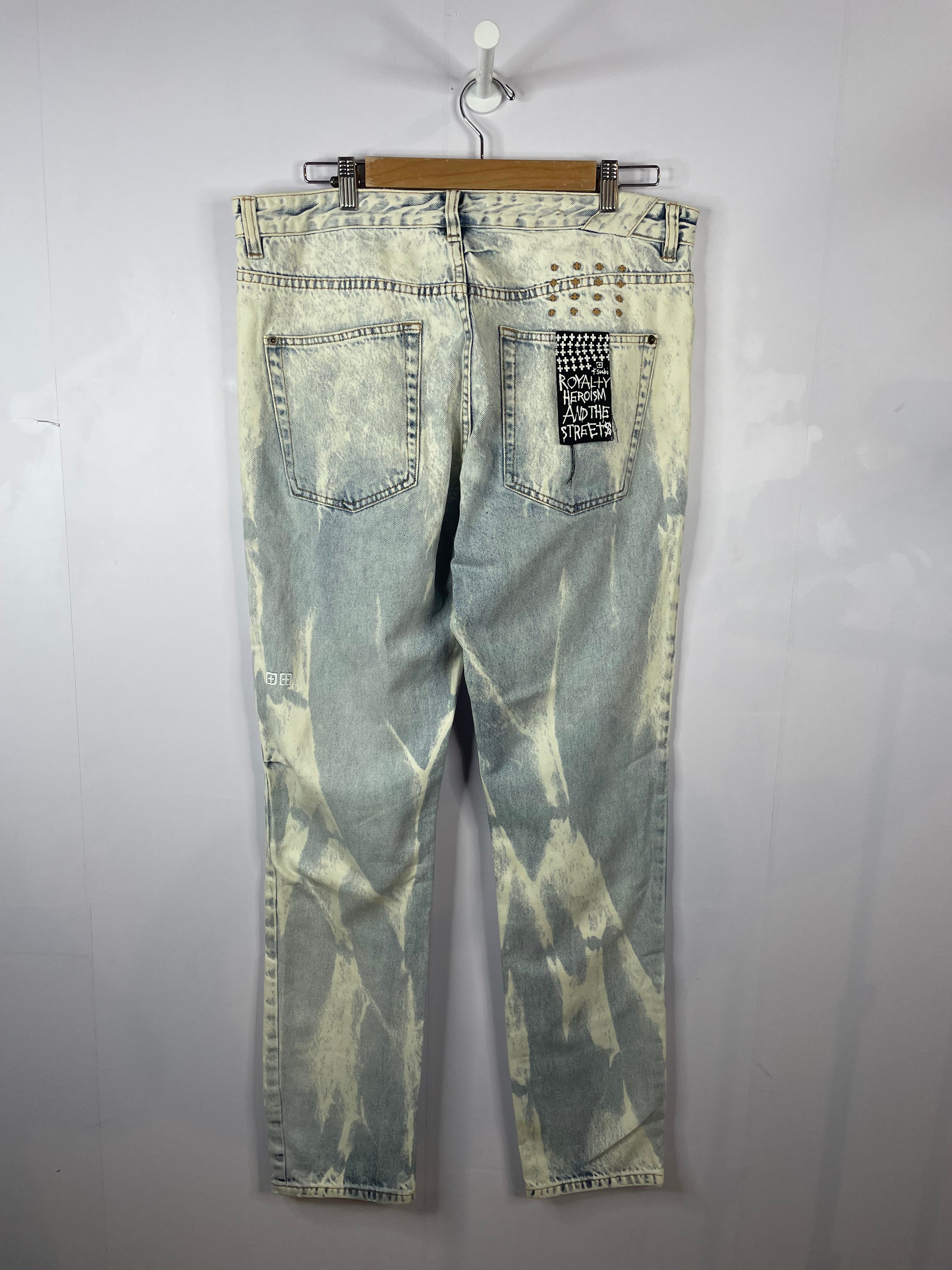 Ksubi Bleach Washed Blue Jeans
