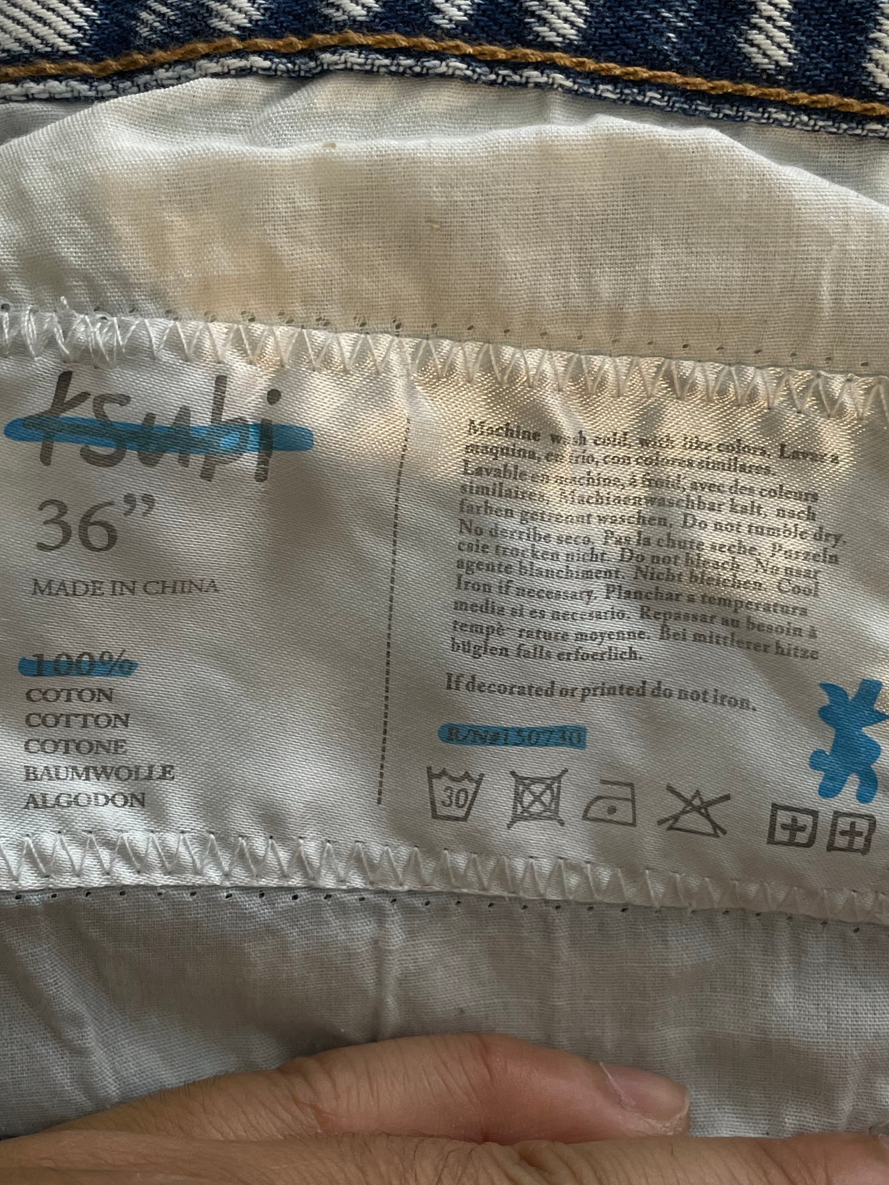 Ksubi Bleach Washed Blue Jeans