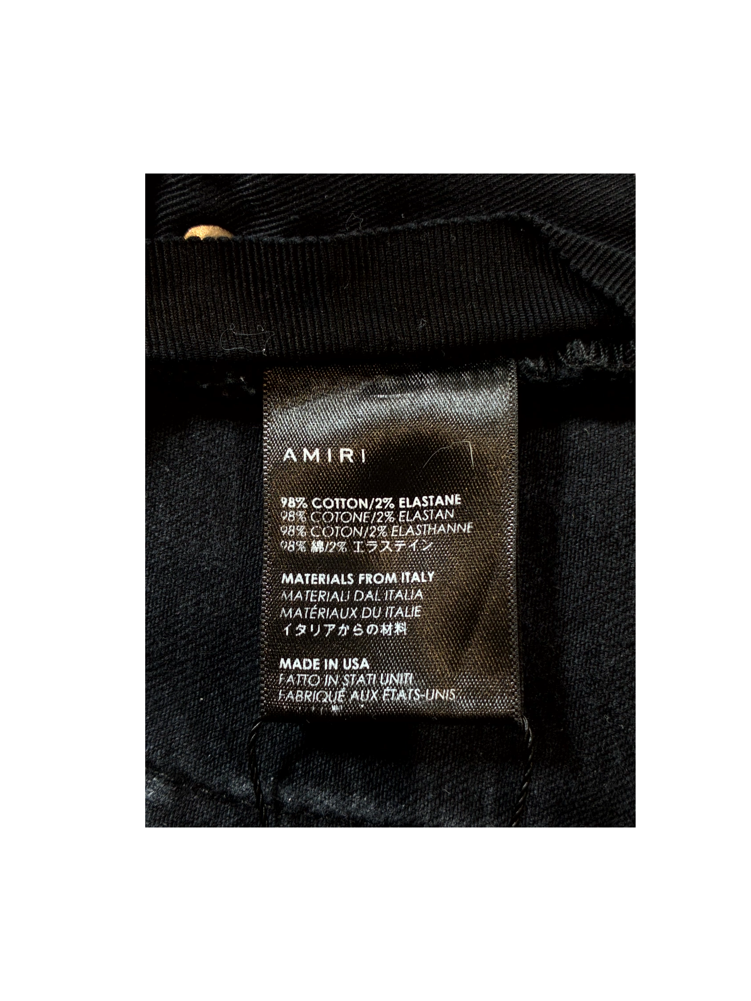 Amiri Thrasher Black Jeans
