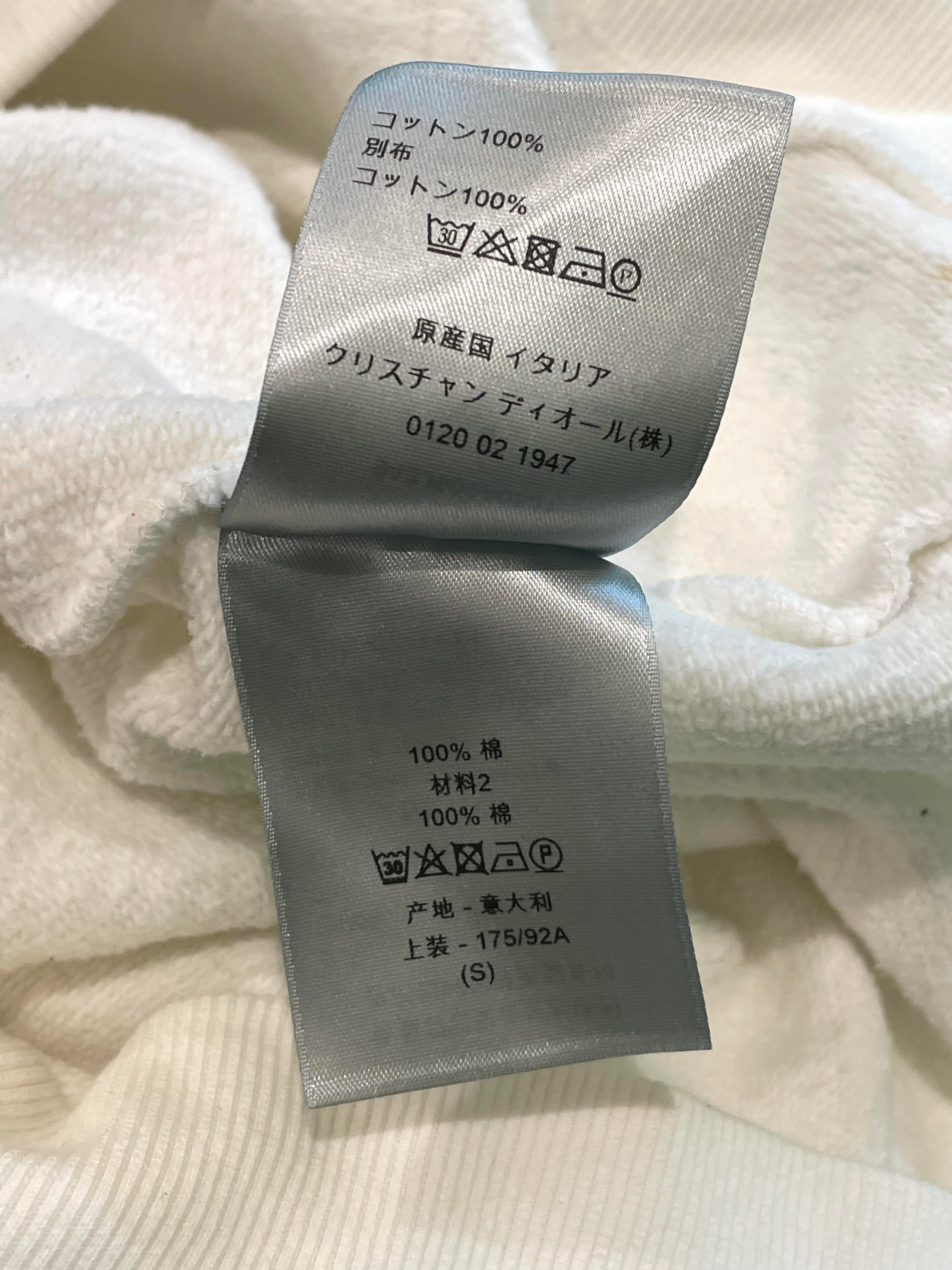 Dior CD Logo Hoodie White
