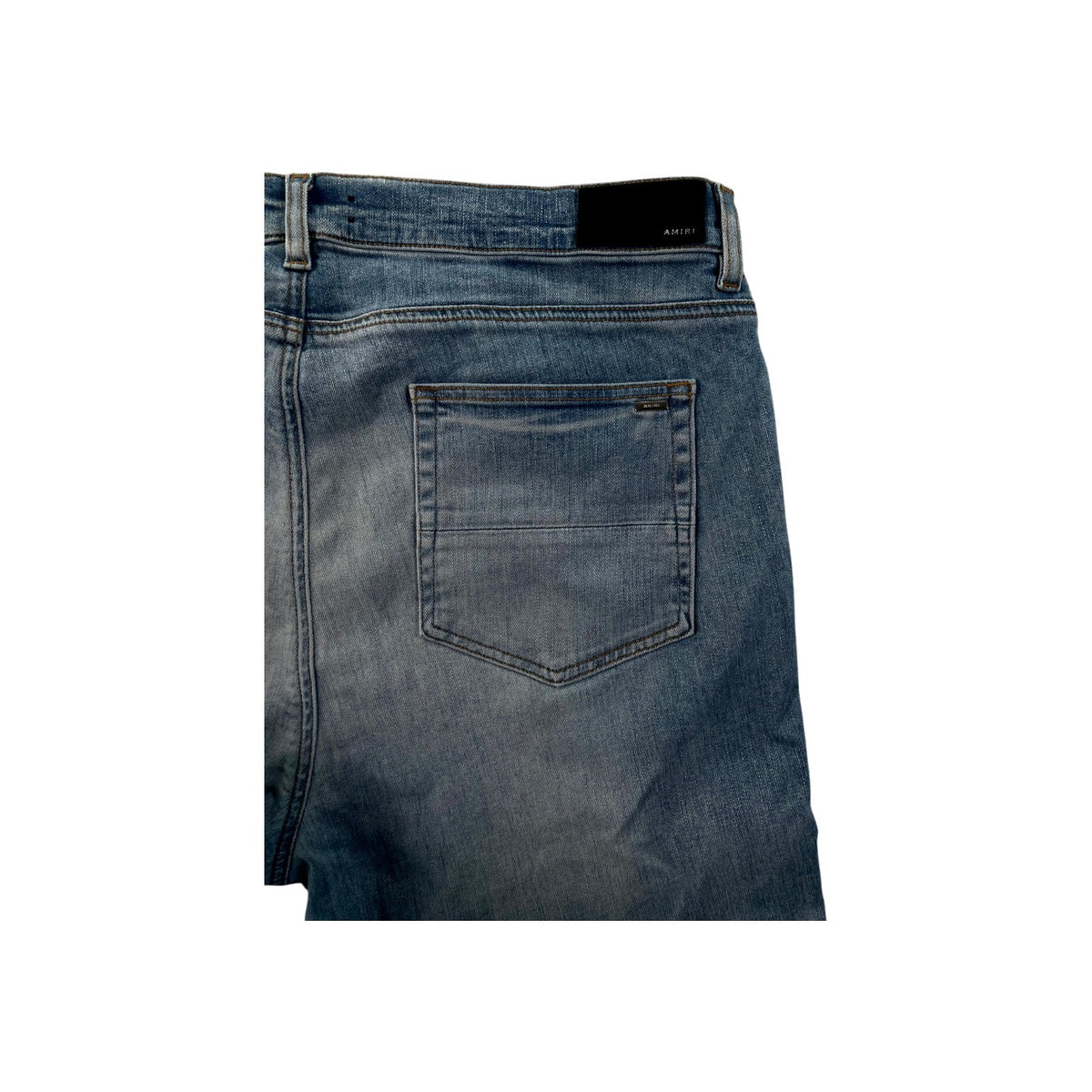 Amiri "MX2" Camo Light Wash Jeans