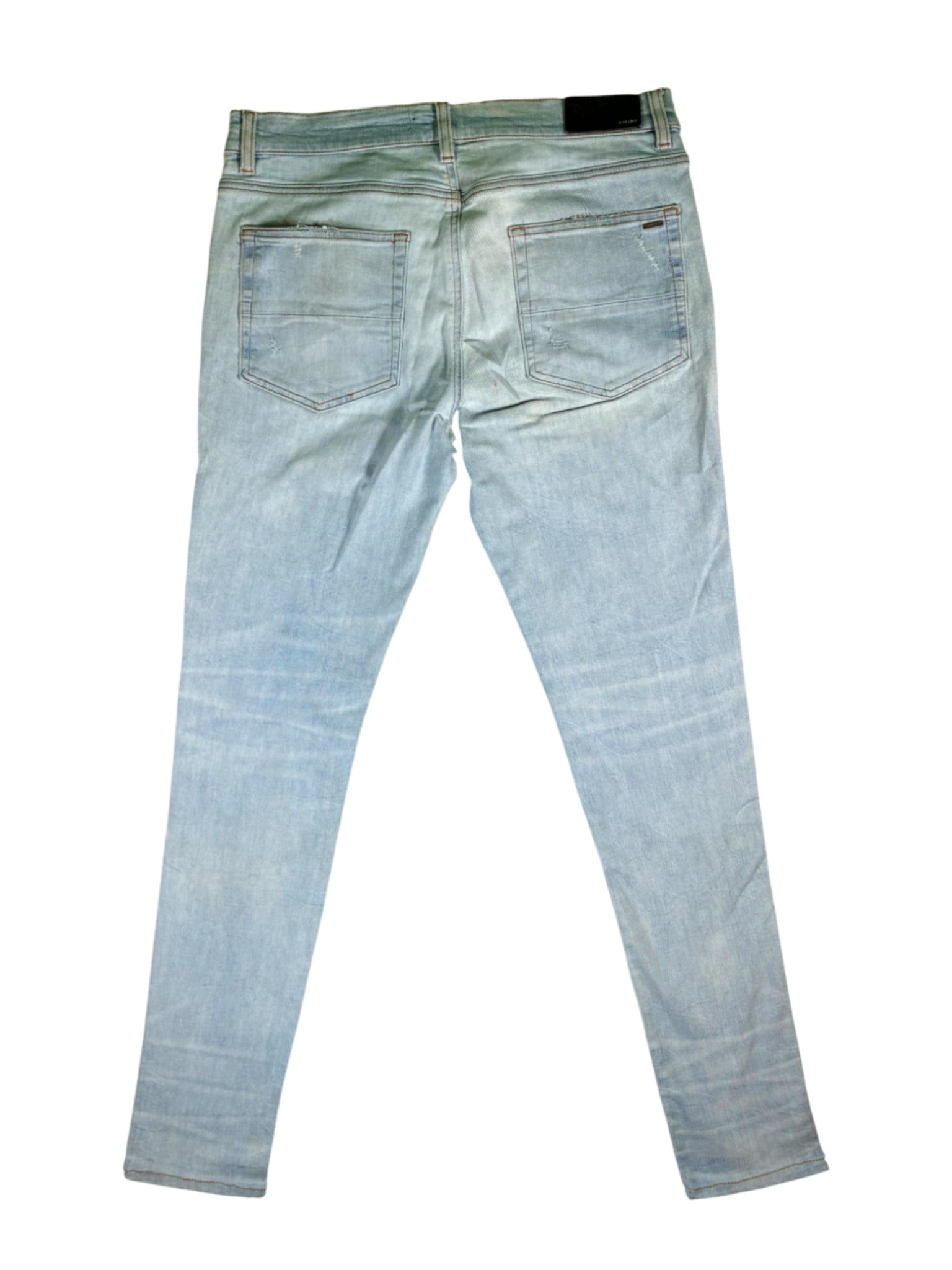 Amiri MX1 Floral Patch Light Wash Jeans