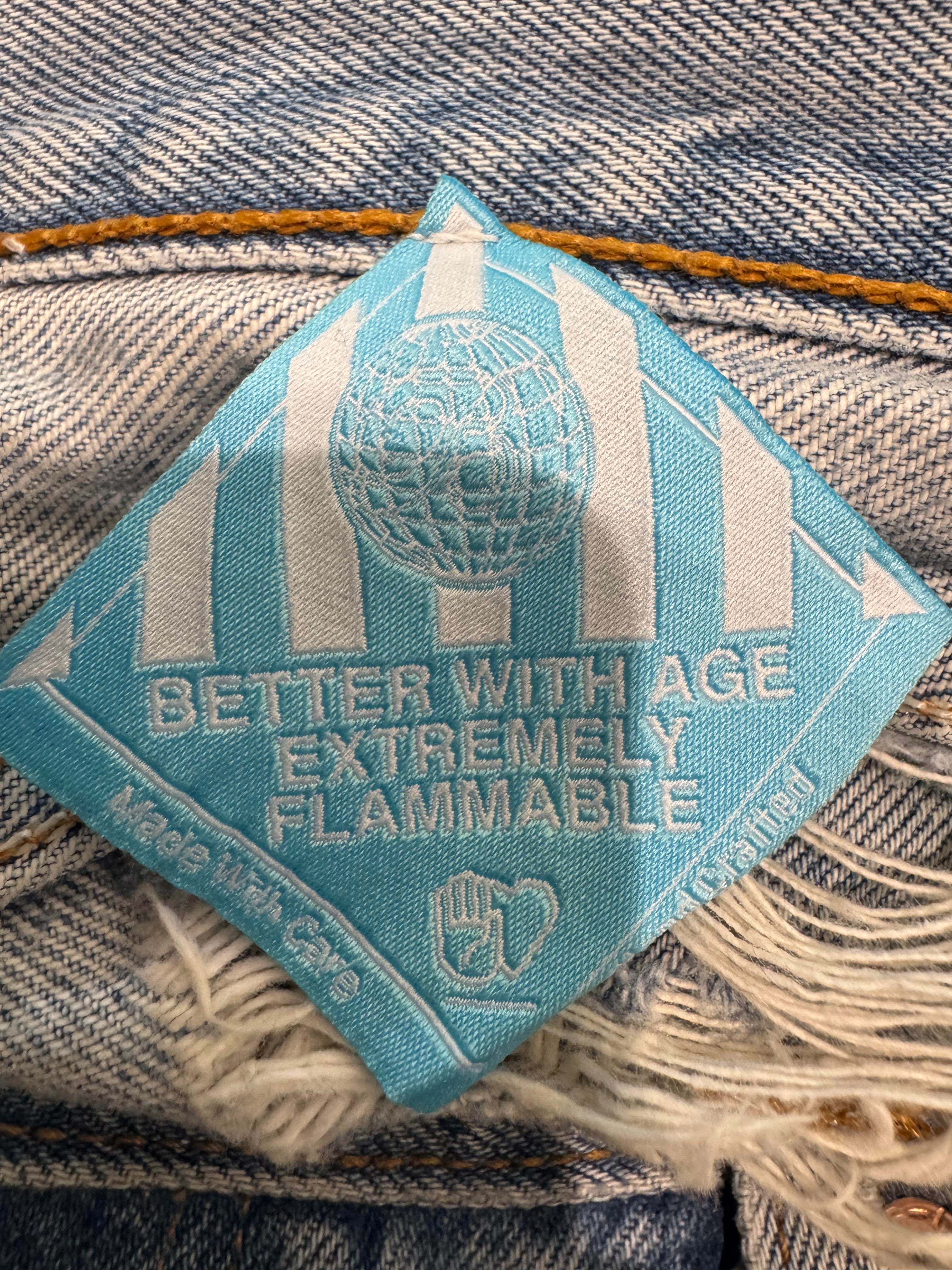 Better With Age "Music To Your Eyes" Blue Denim Jeans