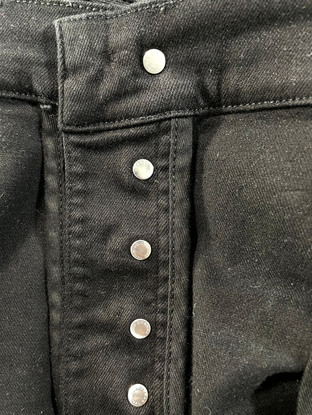 Amiri "MX1" Patch Black Wax Jeans