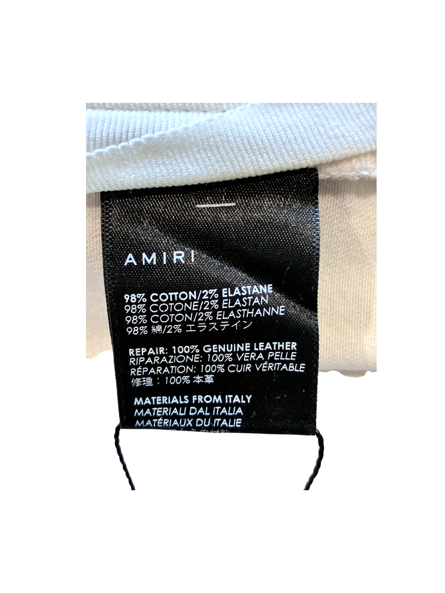Amiri MX1 Patch White Jeans