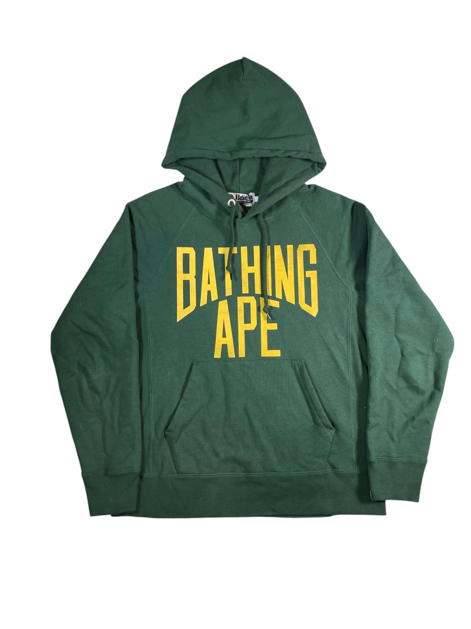 Bape Bathing Ape Green & Yellow Hoodie