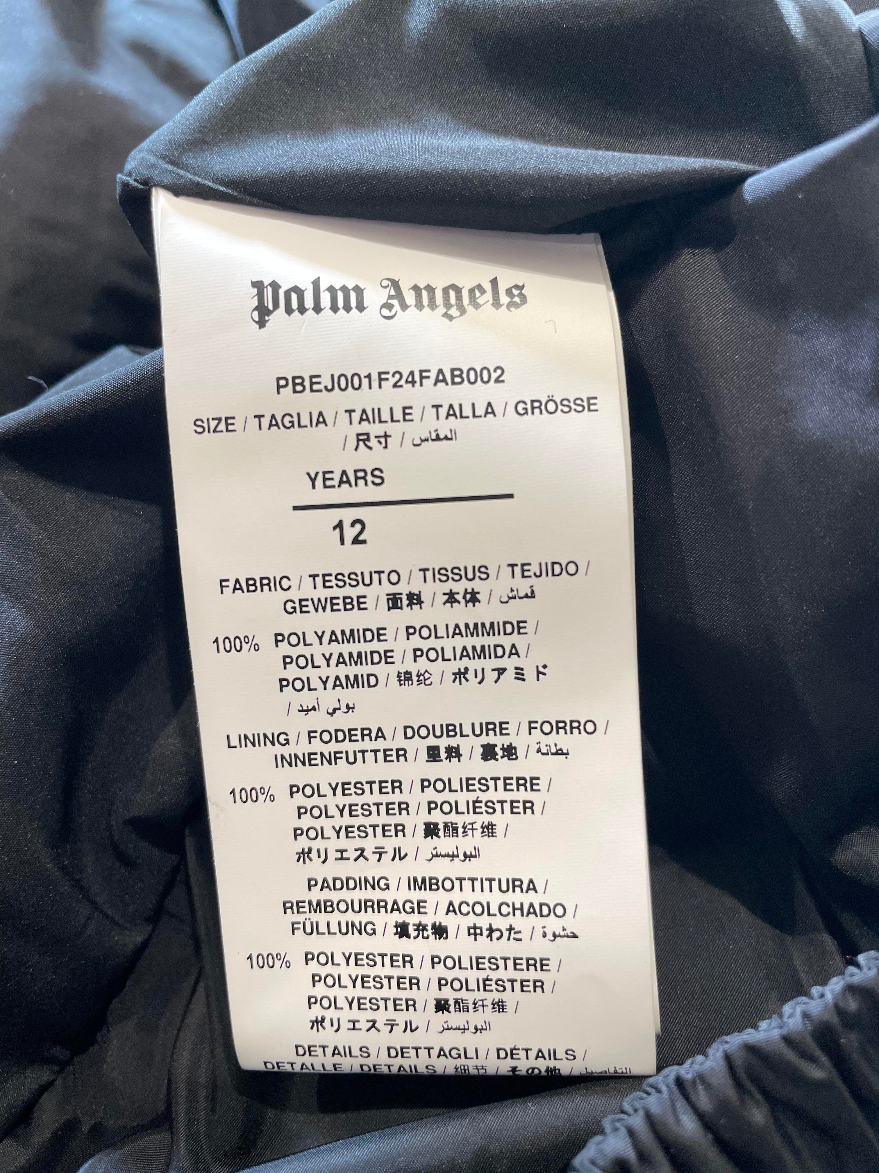 Palm Angels Black & Cream Jacket