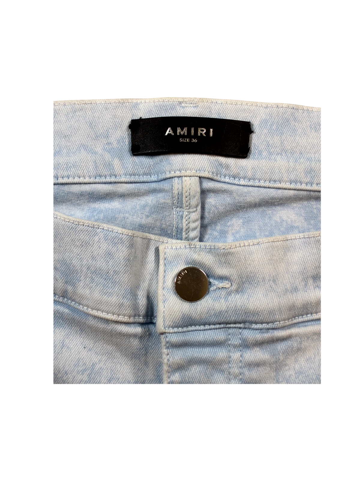 Amiri Patch "MX1" Mineral Wash & Baby Blue Jeans