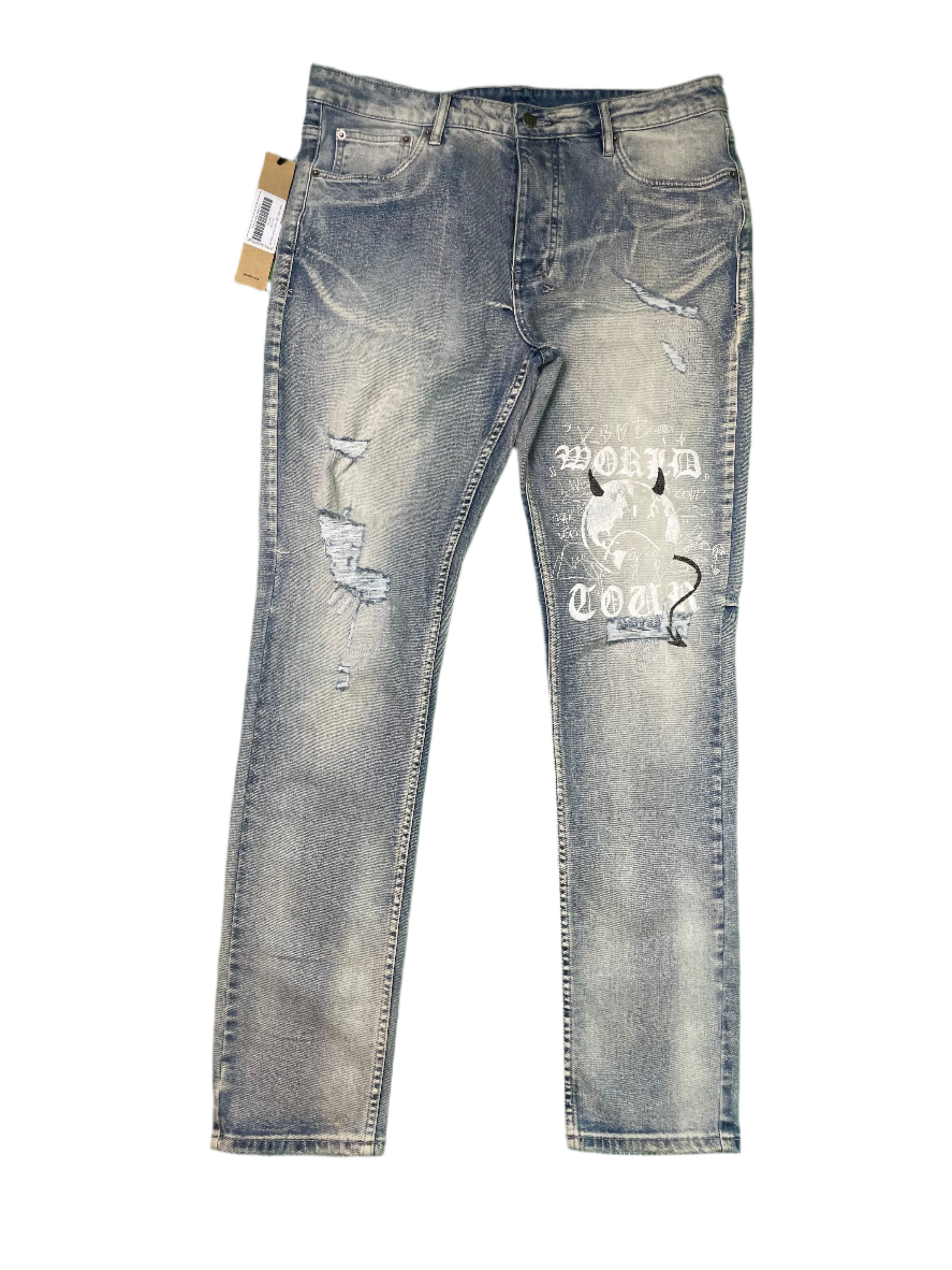 Ksubi KSUBI World Light Wash Blue Jeans