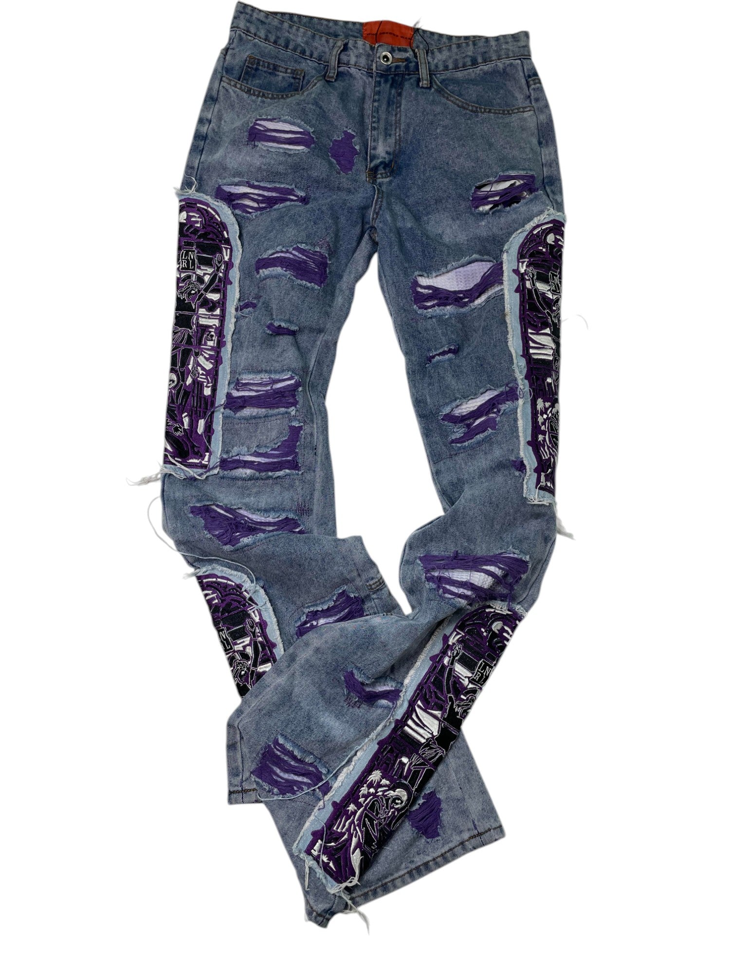 WDW Purple Stain Glass Jeans
