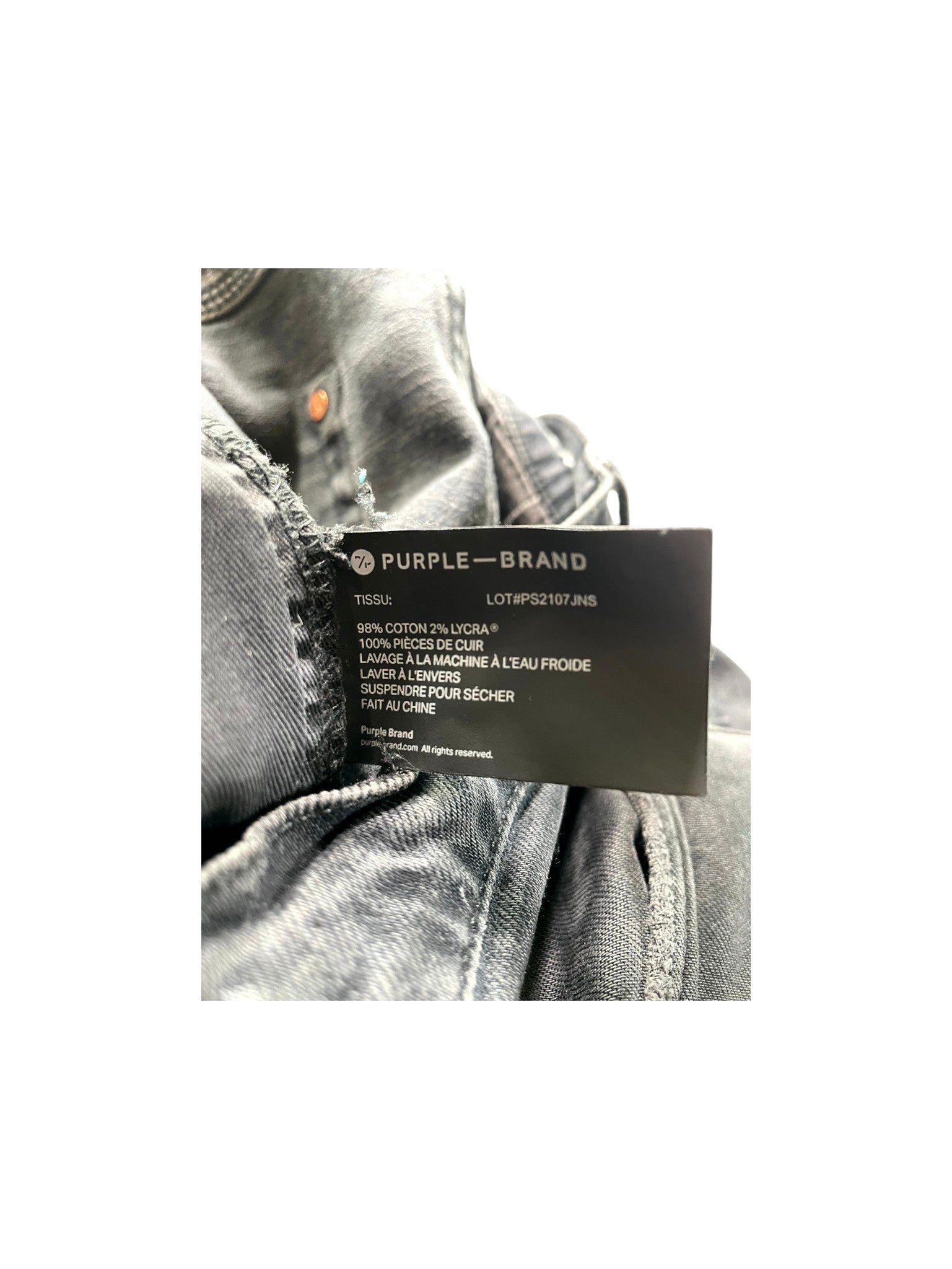 Purple Brand Black Jeans