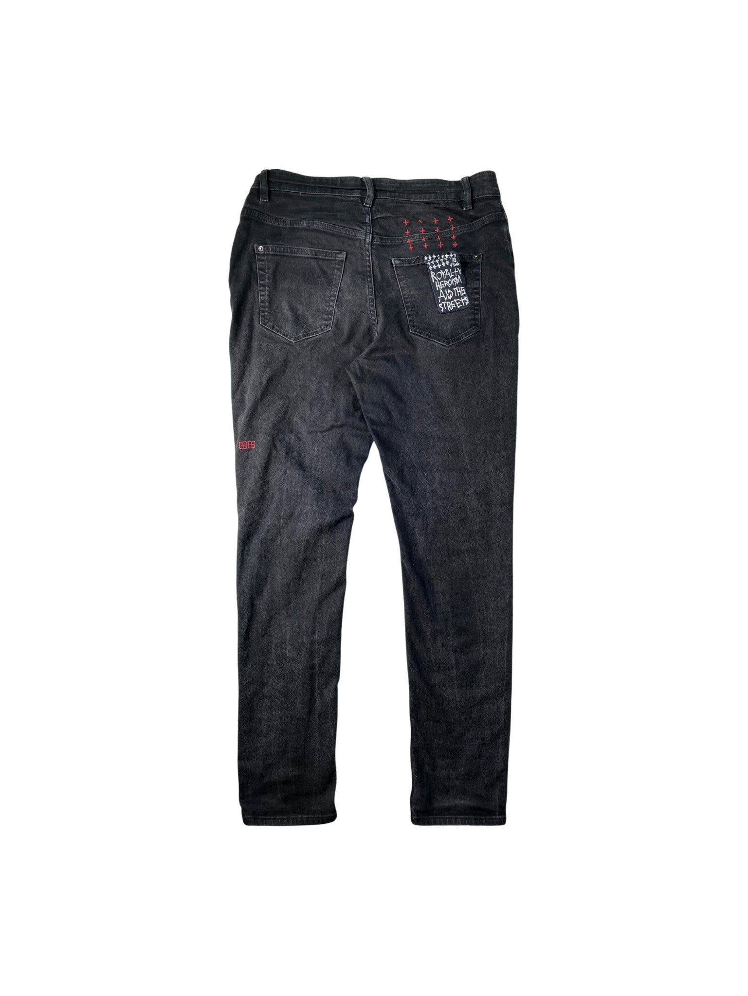 Ksubi Black & Red Jeans