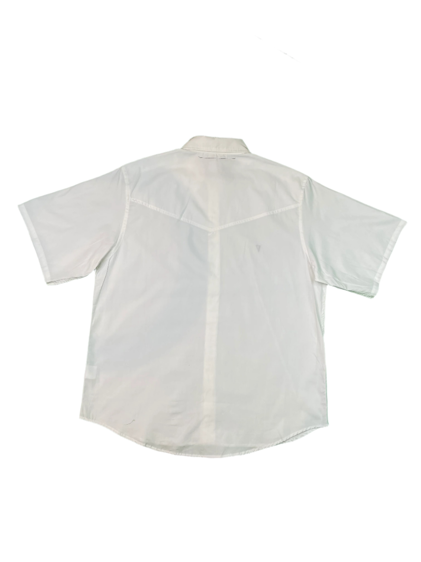 Vlone Button Up White Shirt