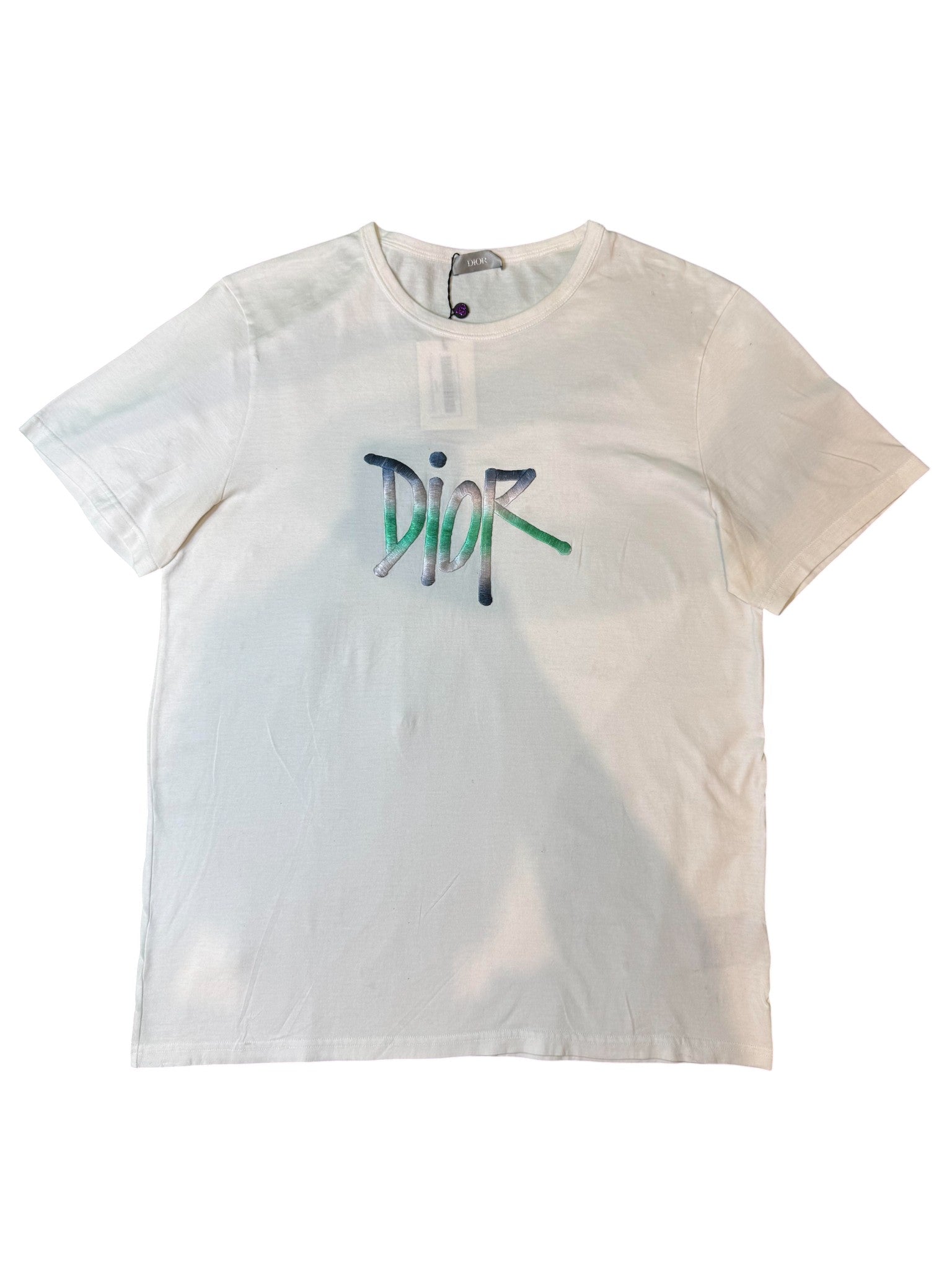 Dior Stussy Embroidered Tee