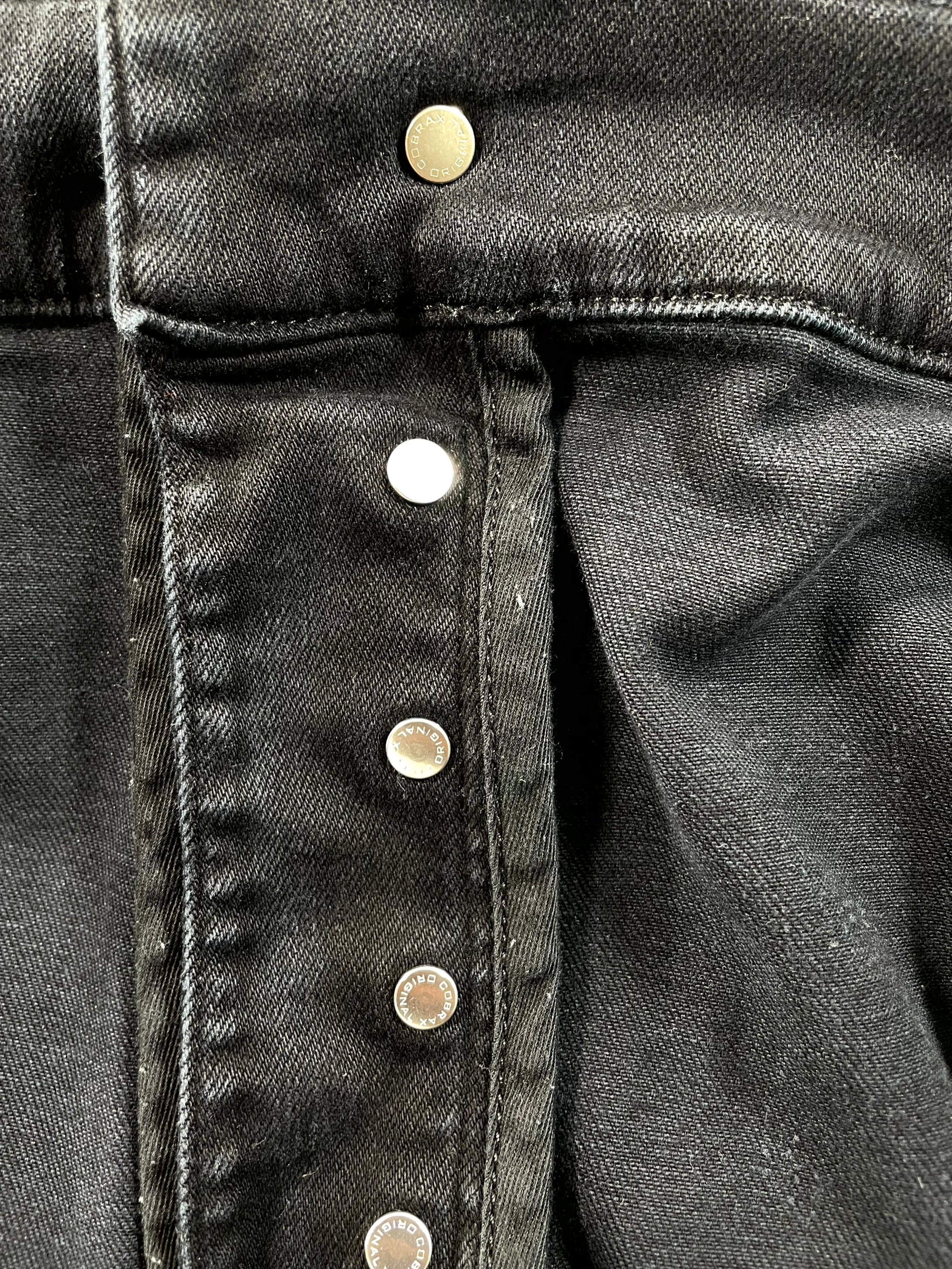 Amiri "Mx1" Iridescent Patch Black Wash Jeans