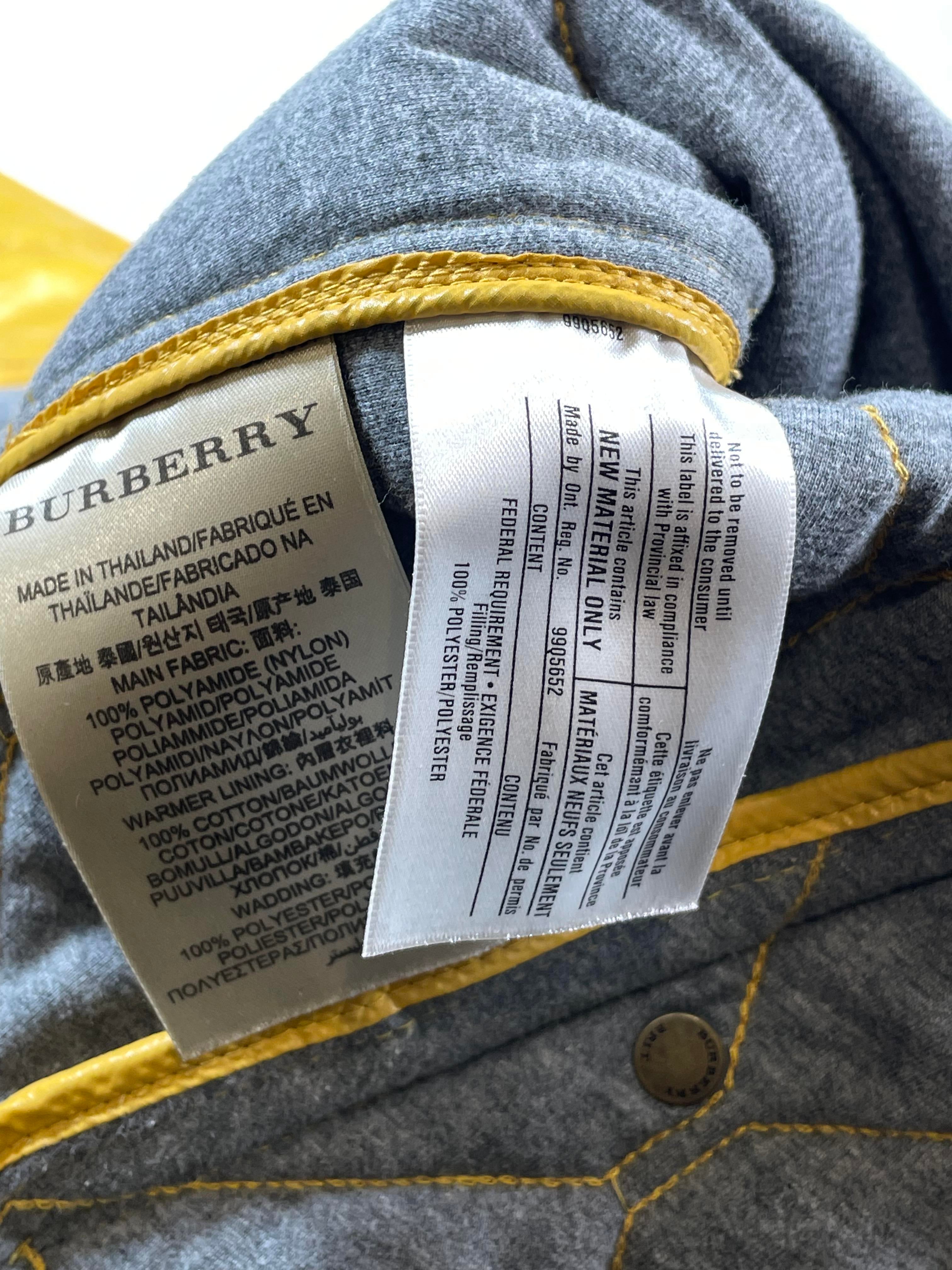 Burberry Yellow Light Jacket