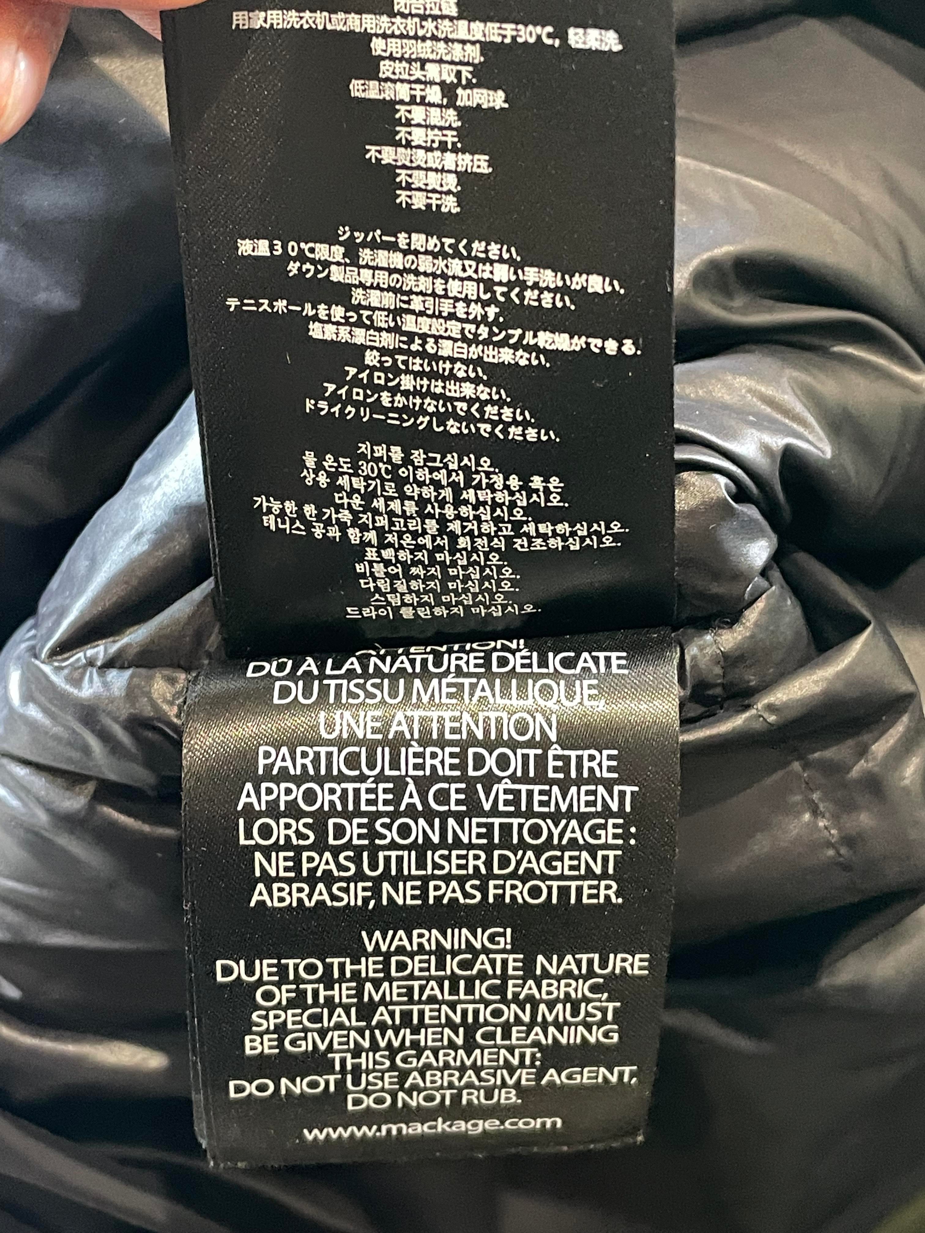 Mackage Green Down Puffer Jacket