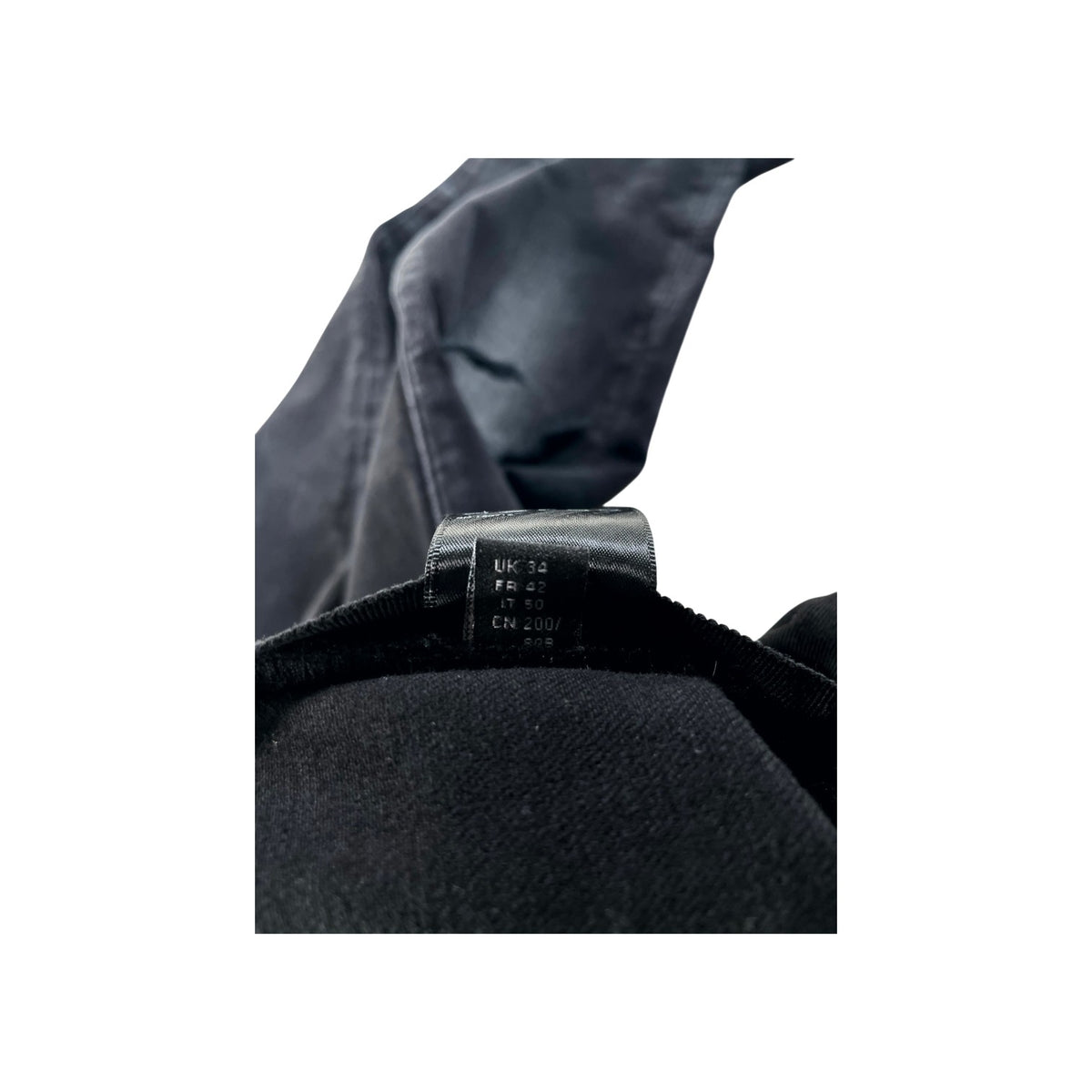 Amiri "MX1" Camo Leather Patch Black Wash Jeans