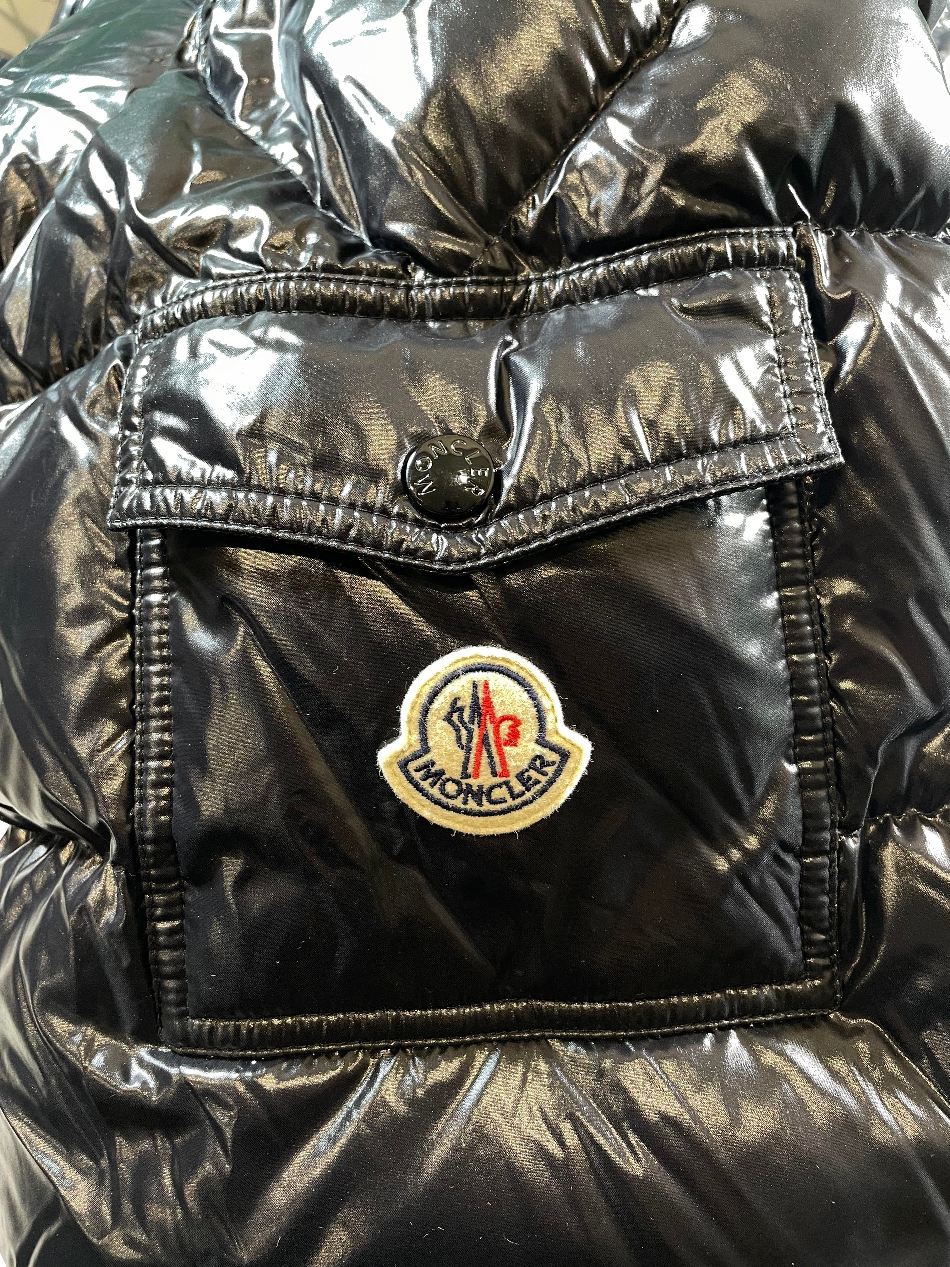 Moncler 'Maya' Black Puffer Jacket