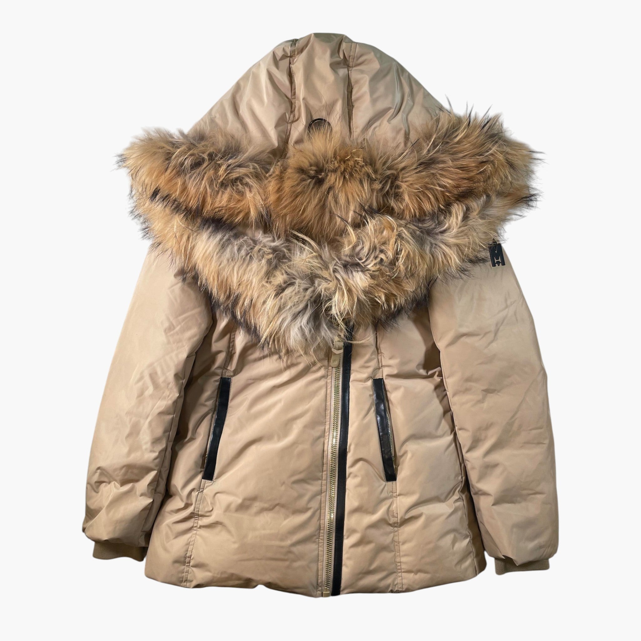 Mackage Adali Brown Fur Beige Jacket
