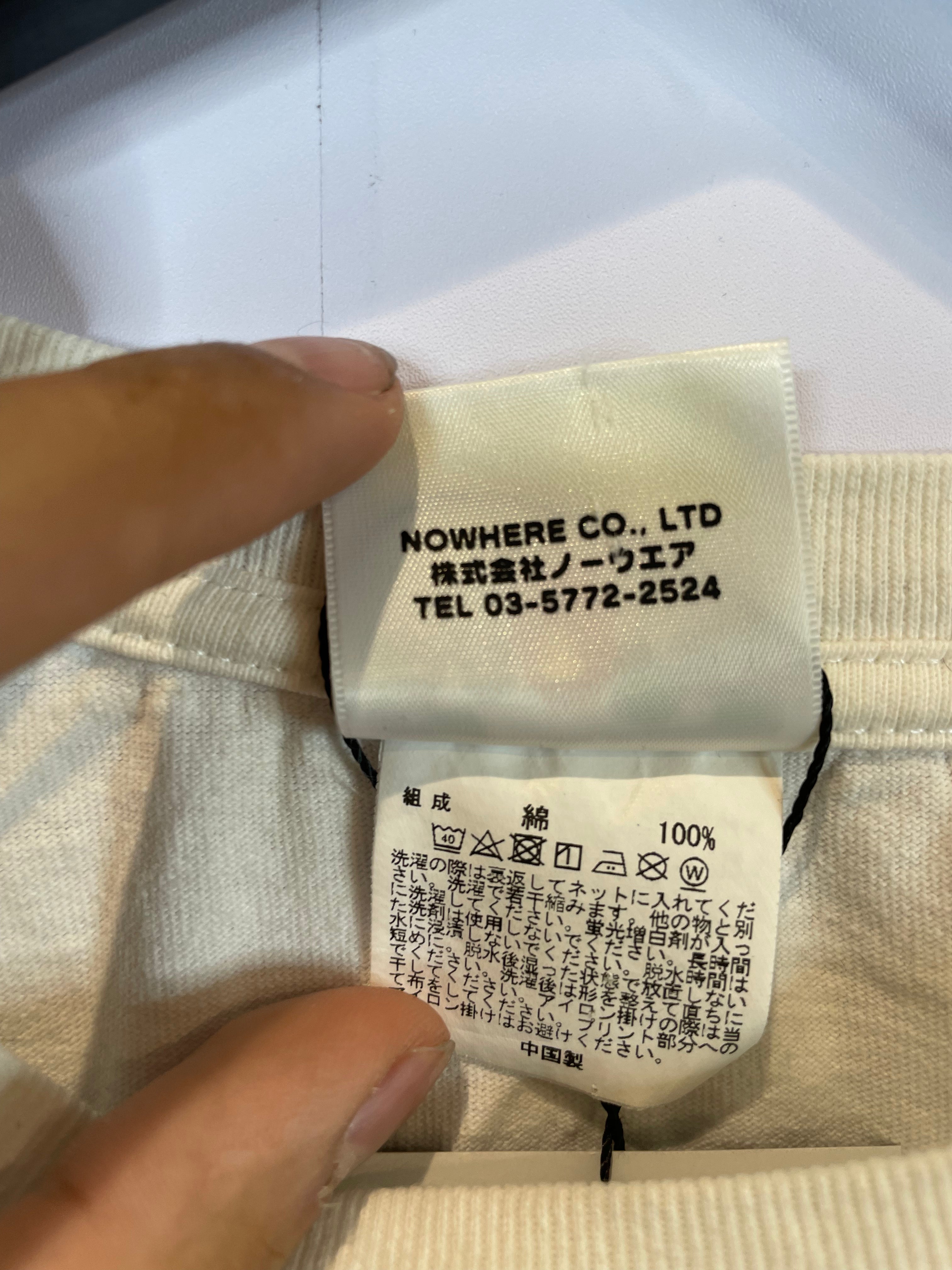 BAPE Zip Shark Tee White Multi Camo Used Large