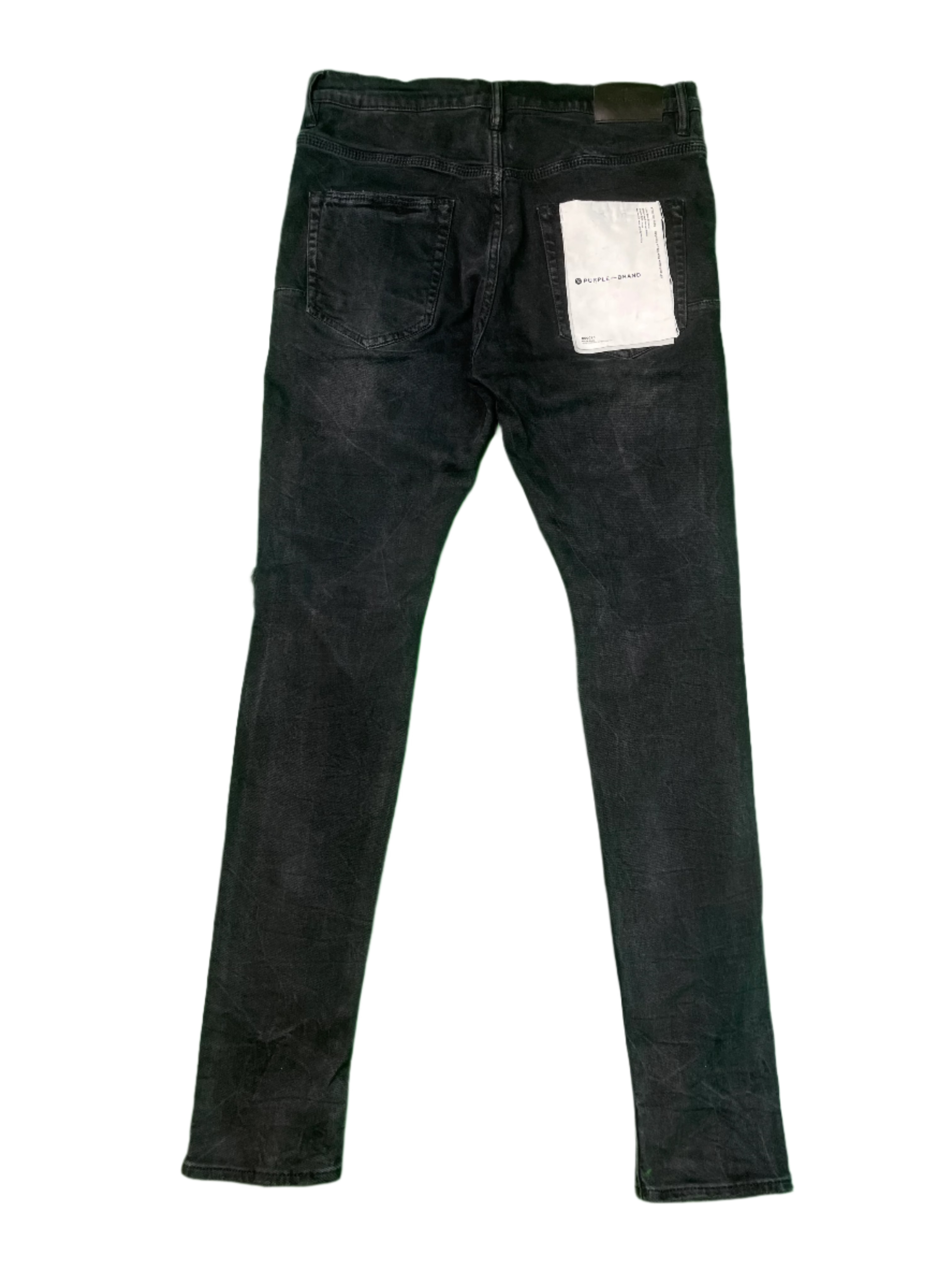 Purple Brand Knee Rip Black Jeans