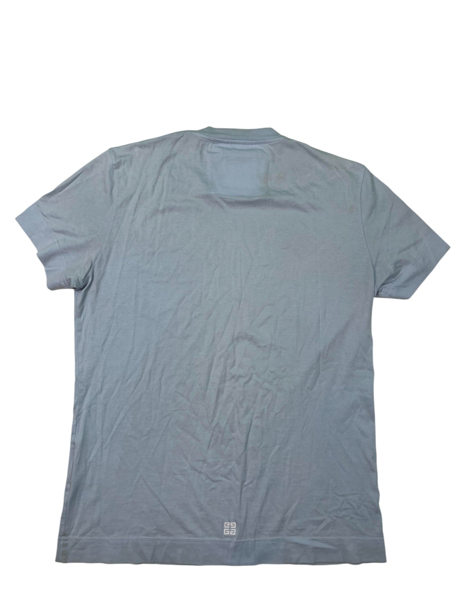 Givenchy Script Logo Baby Blue Tee
