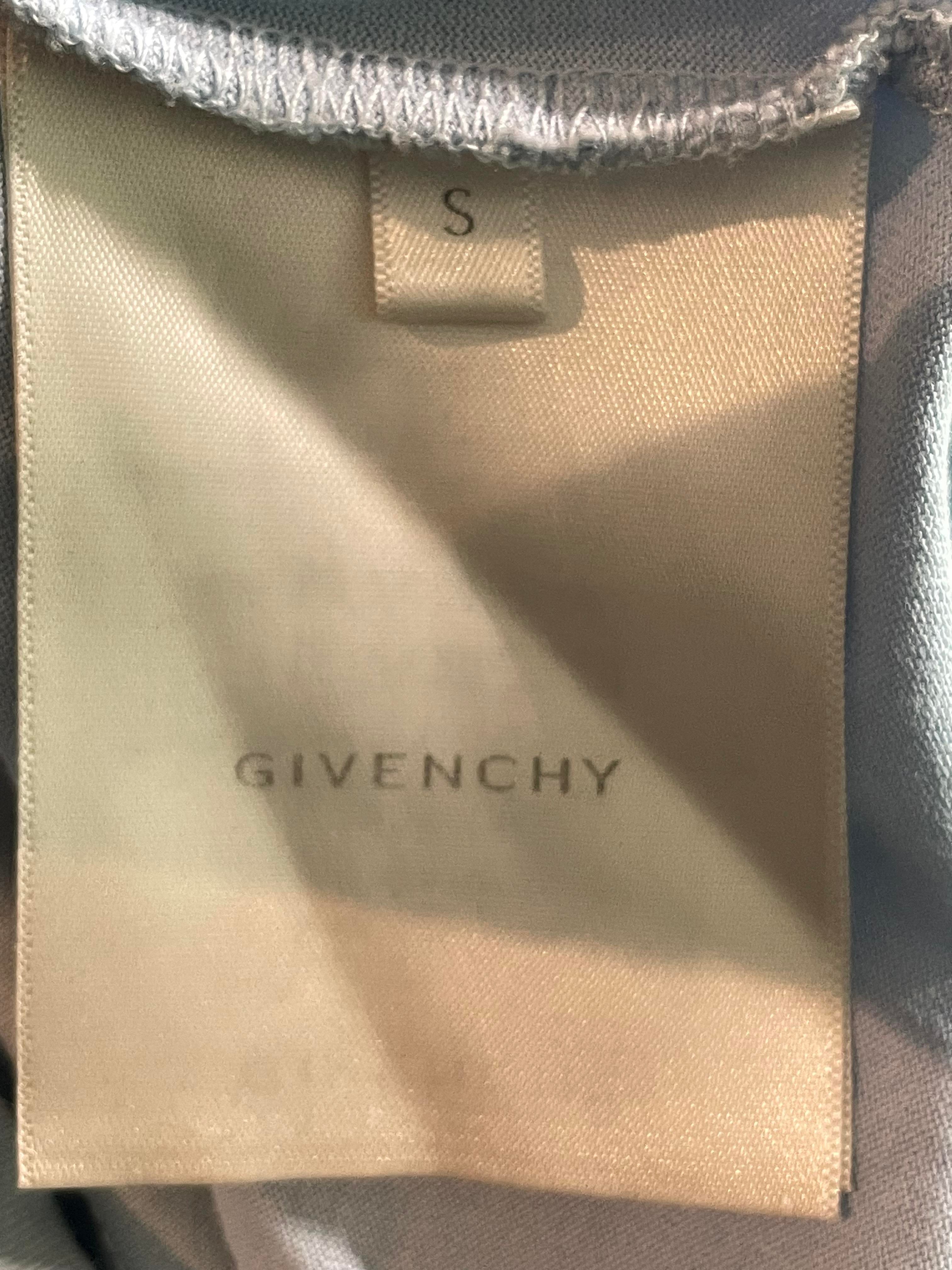 Givenchy Script Logo Baby Blue Tee