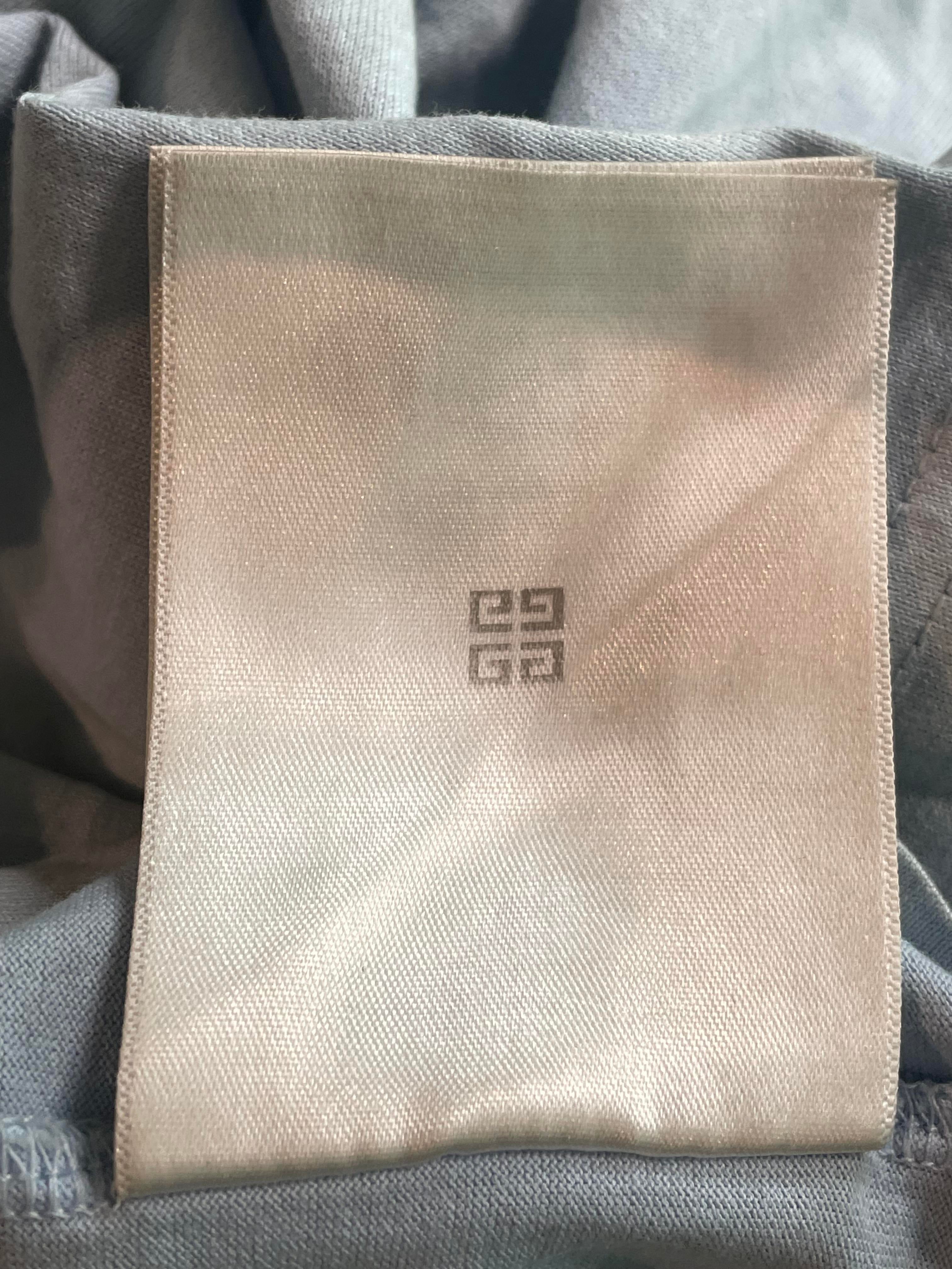 Givenchy Script Logo Baby Blue Tee
