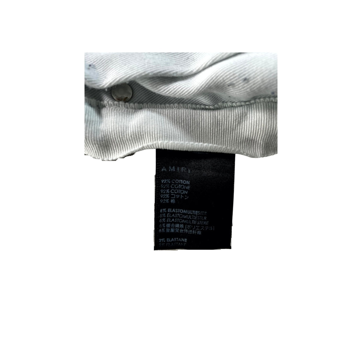 Amiri "MX1" Aloha Patch Light Wash Jeans
