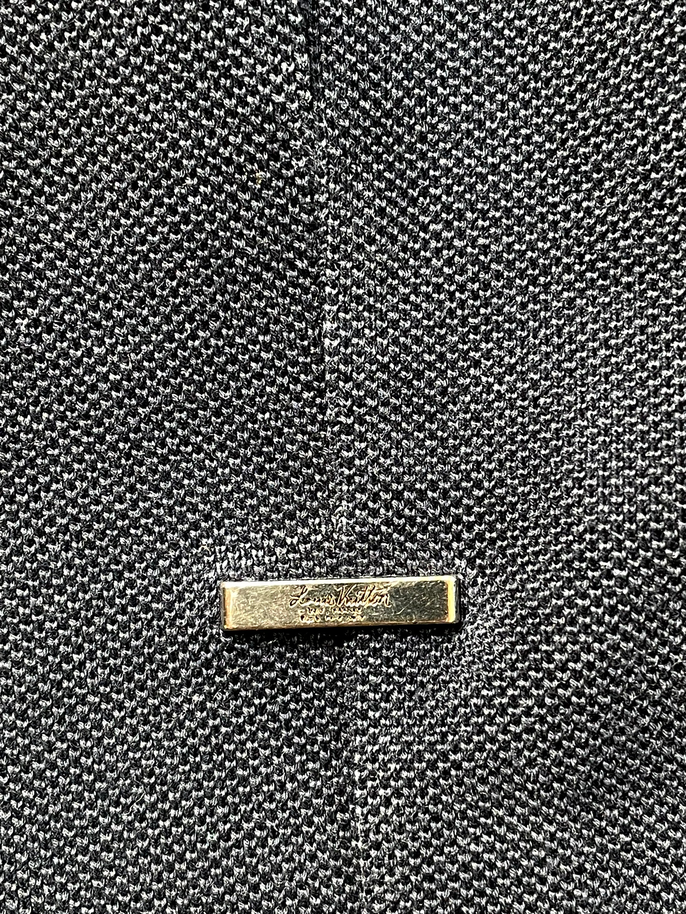 Louis Vuitton "Damier Knit" Navy Tee