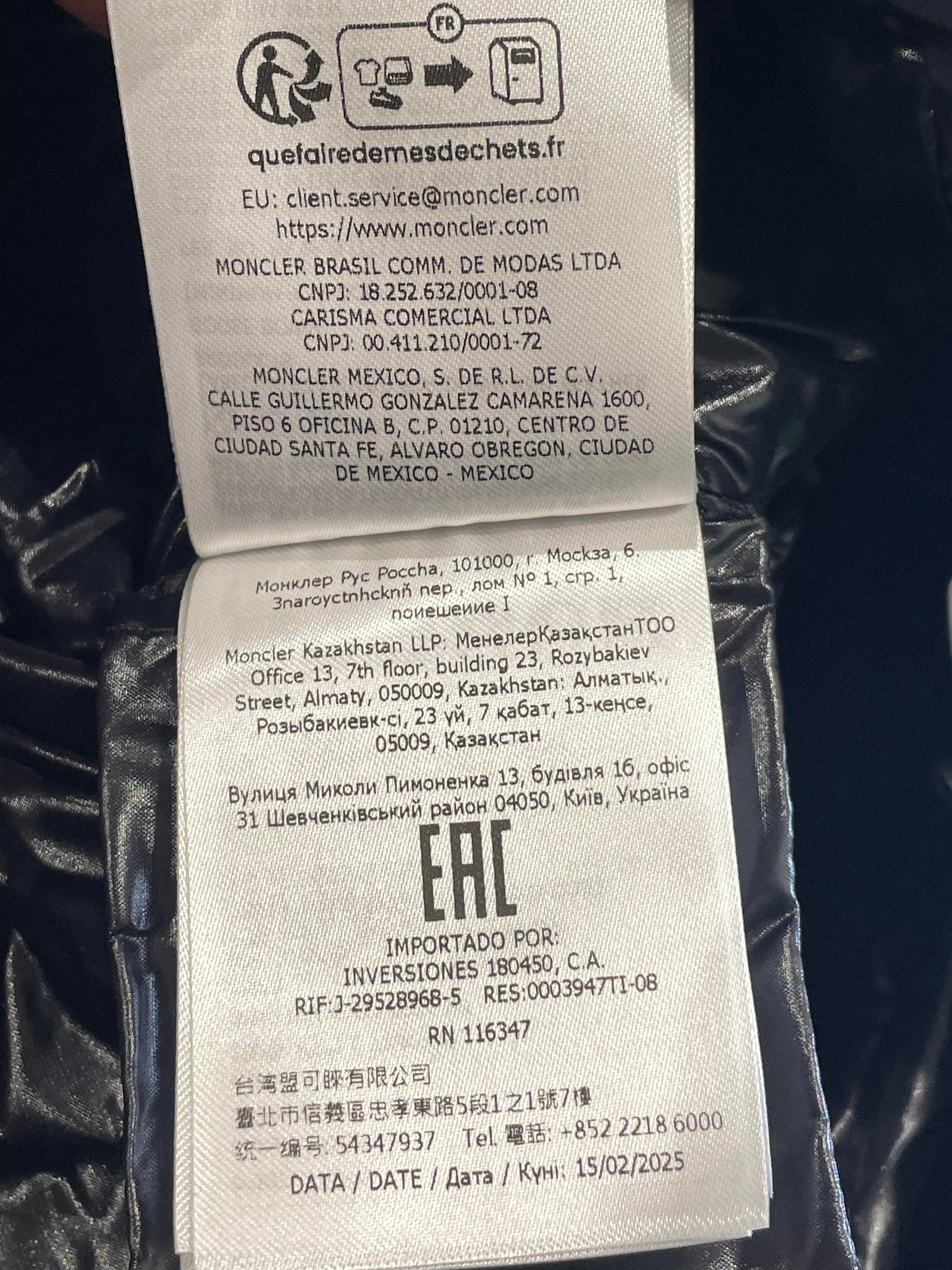 Moncler Montcla Giubbotto Black Jacket
