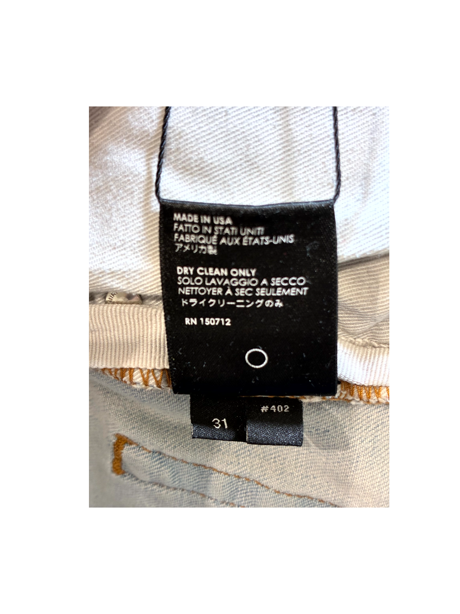 Amiri MX1 Patch Light Wash & White Jeans