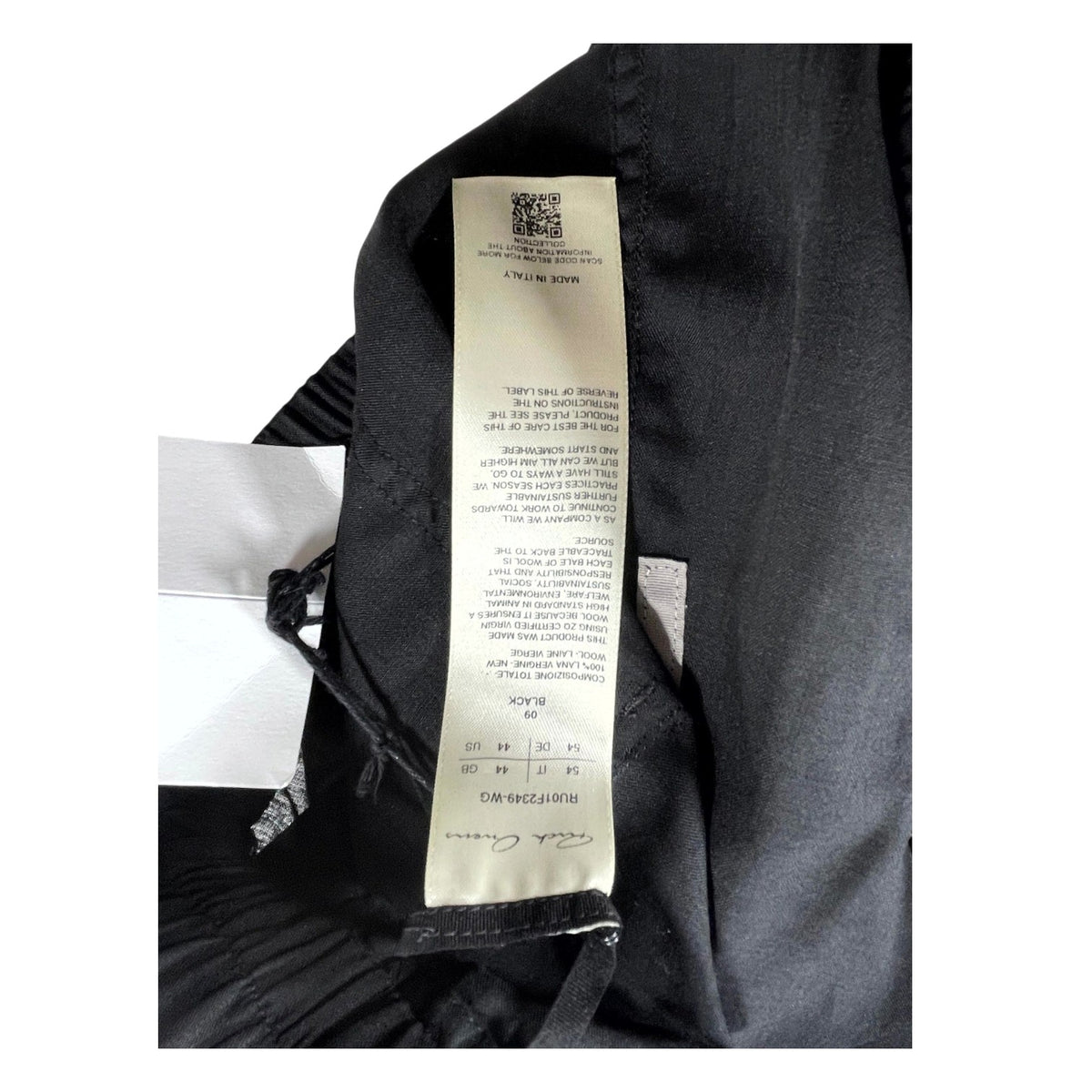 Rick Owens WG Bela Pods Black Shorts